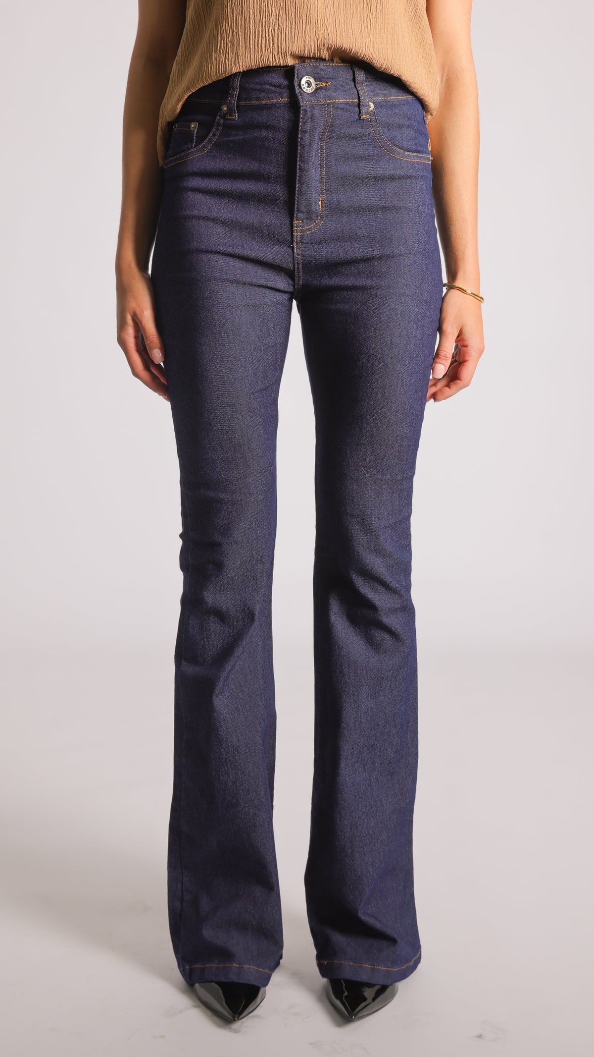 Calça Jeans Flare - Escura