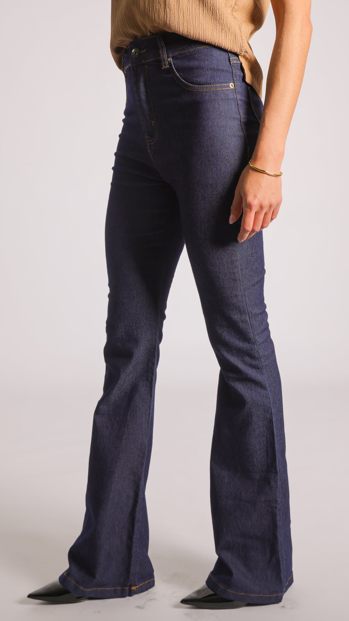 Calça Jeans Flare - Escura