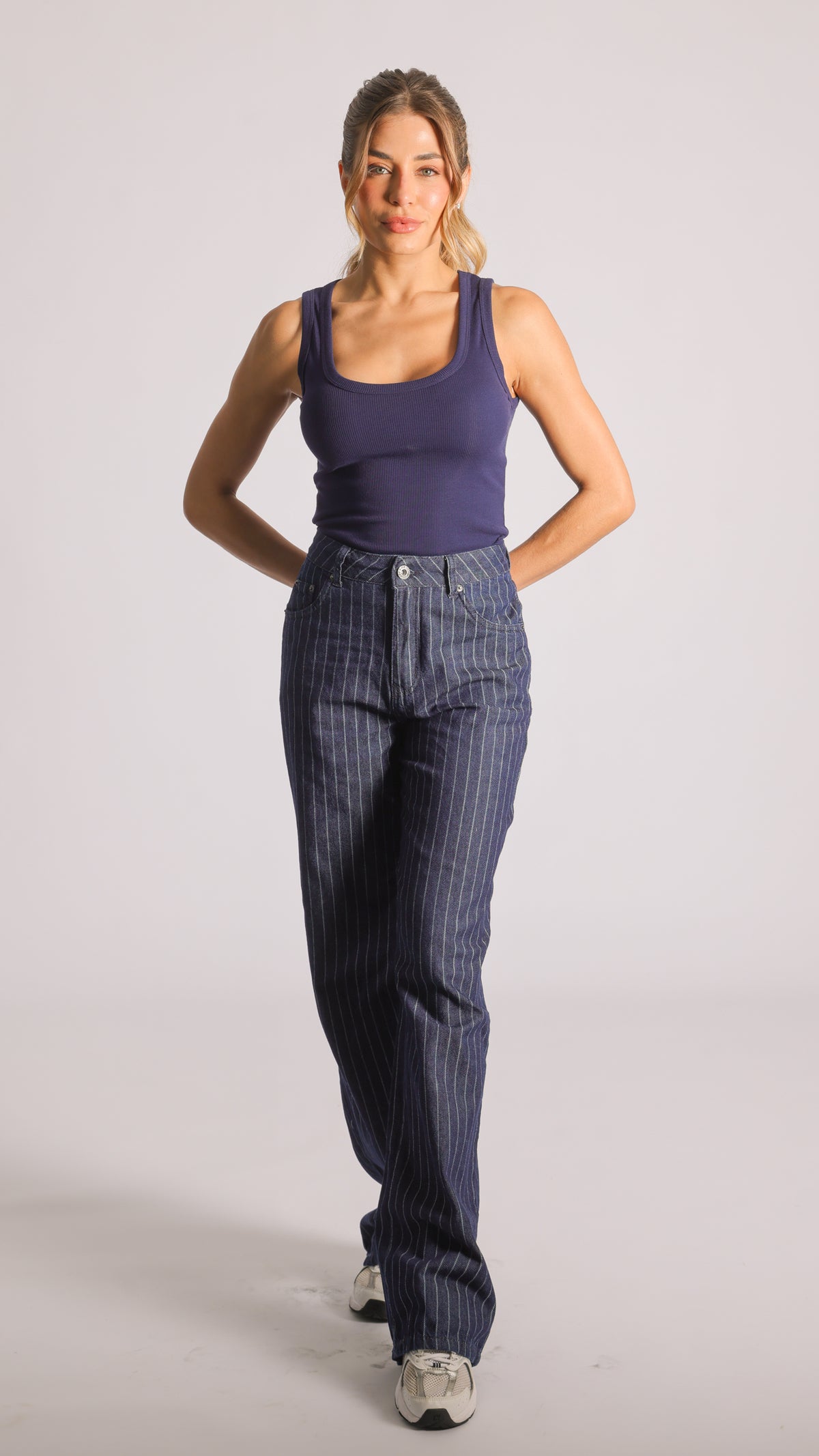 Calça Jeans Reta - Risca de Giz