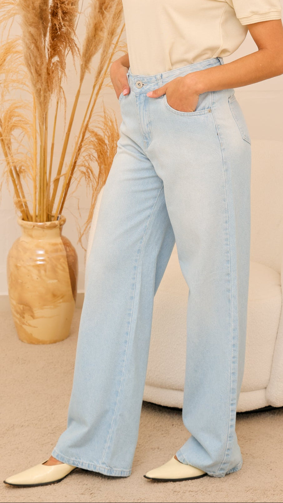 Calça Jeans Baggy - Clara