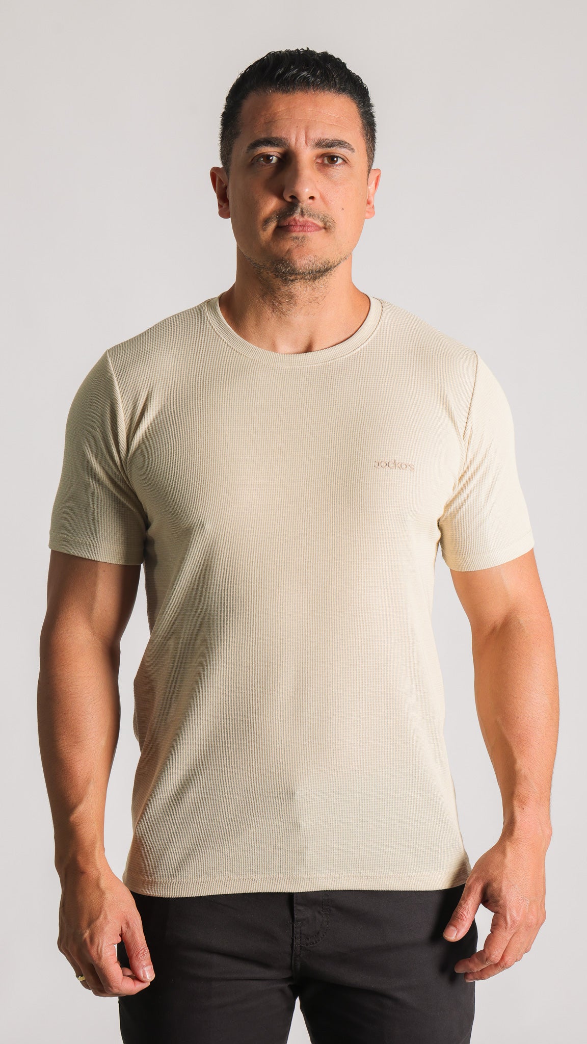 Camiseta Tricô Diamond - Bege