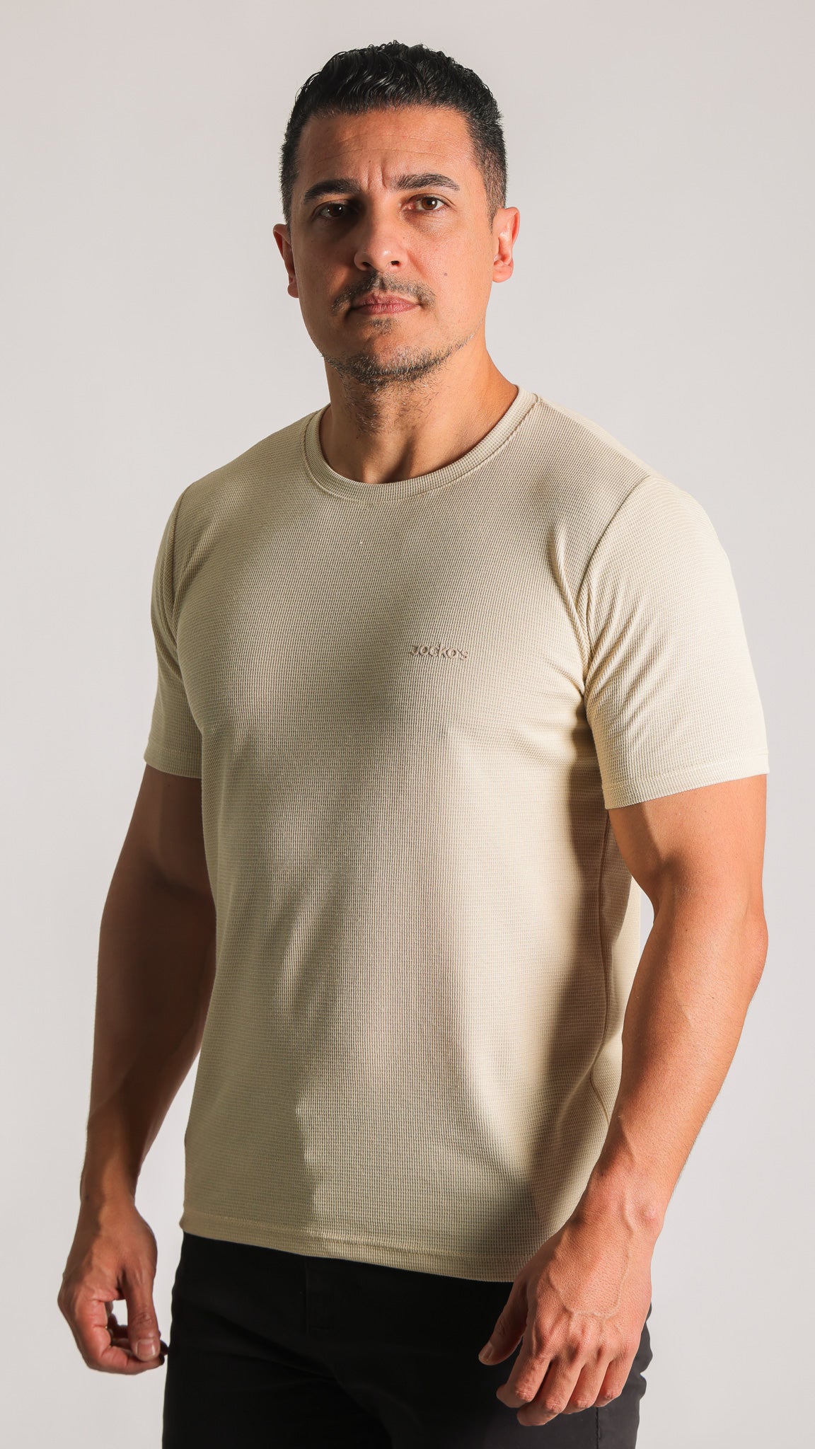 Camiseta Tricô Diamond - Bege