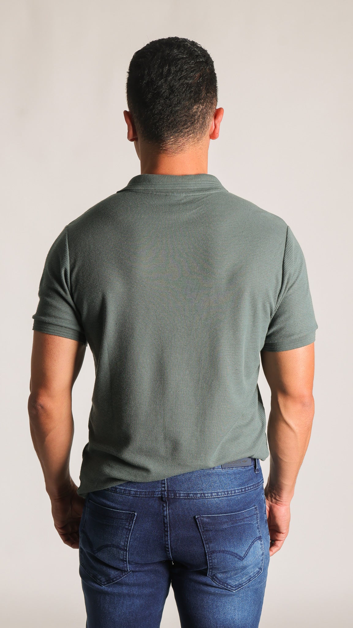 Camisa Polo Tricô Diamond - Verde