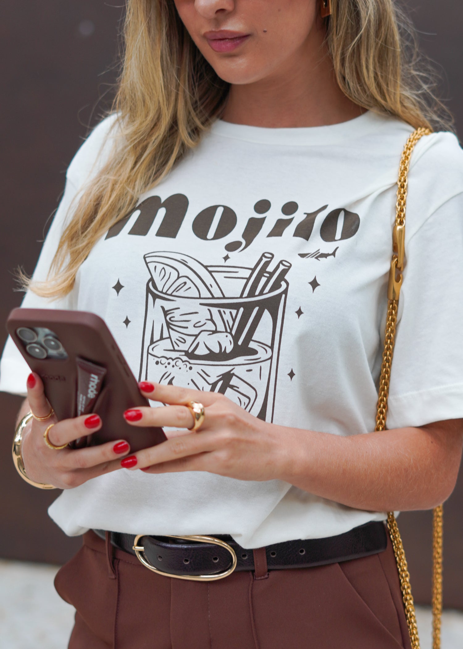 Camiseta Oversized Mojito - Off White