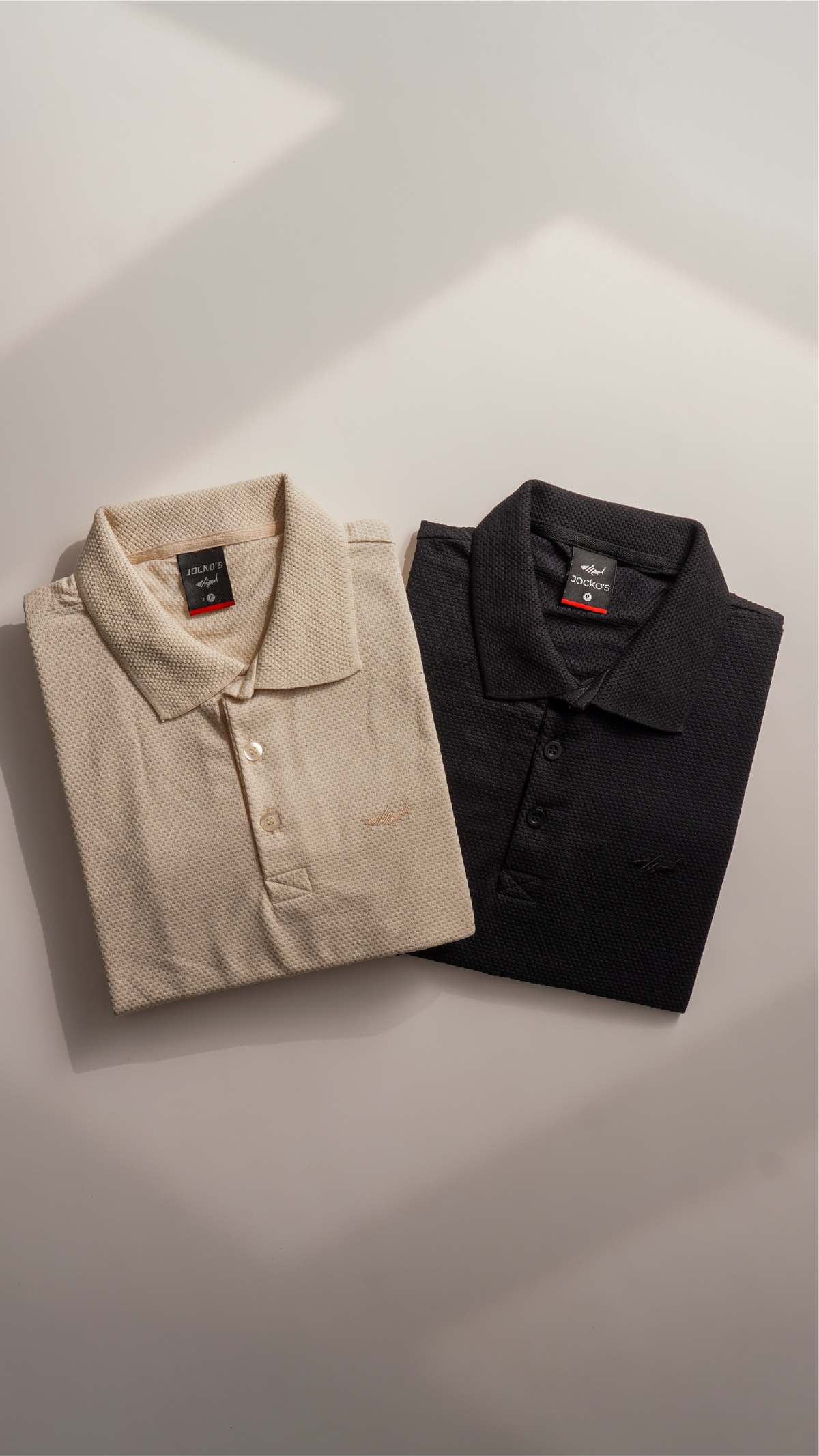 KIT - VITÓRIA | 2 POLOS COLMEIA JACQUARD