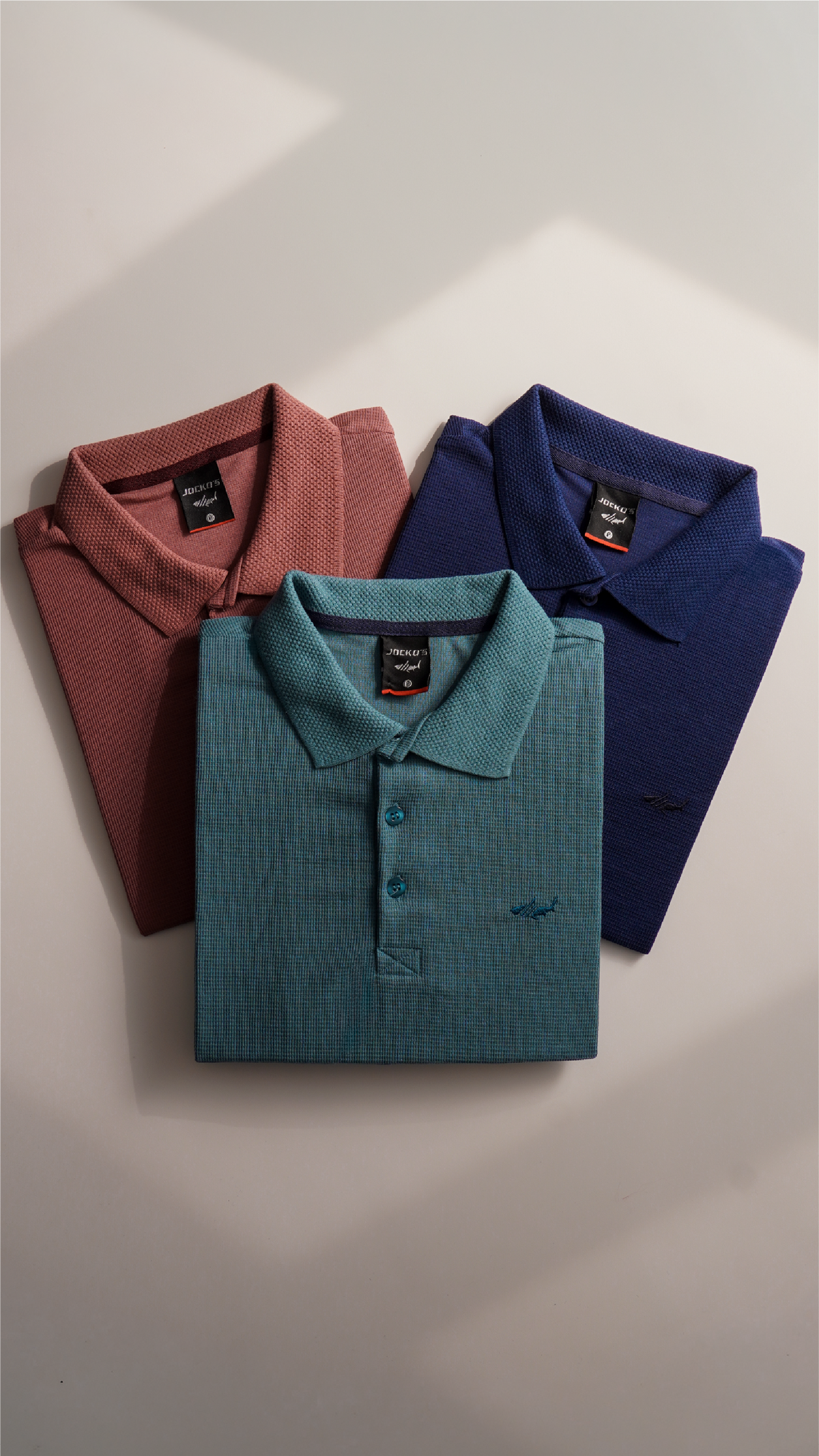 KIT - CUIABÁ | 3 POLOS TRICÔ JACQUARD