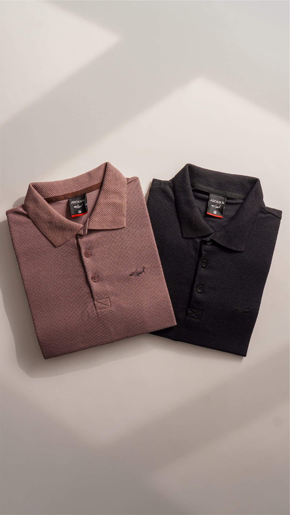 KIT - PARÁ | 2 POLOS TRICÔ JACQUARD