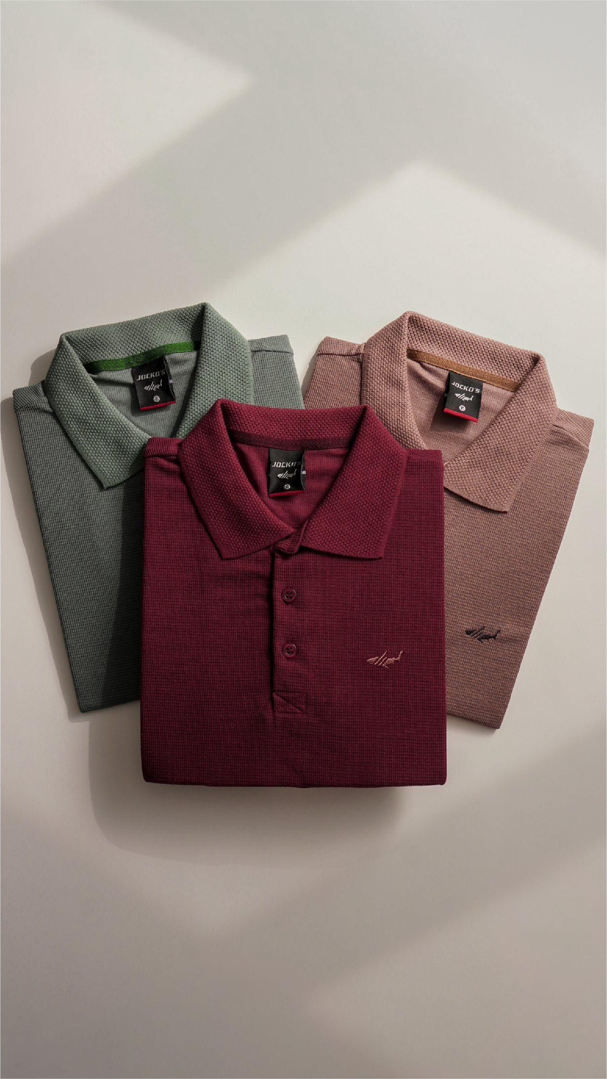 KIT - BELO HORIZONTE | 3 POLOS TRICÔ JACQUARD