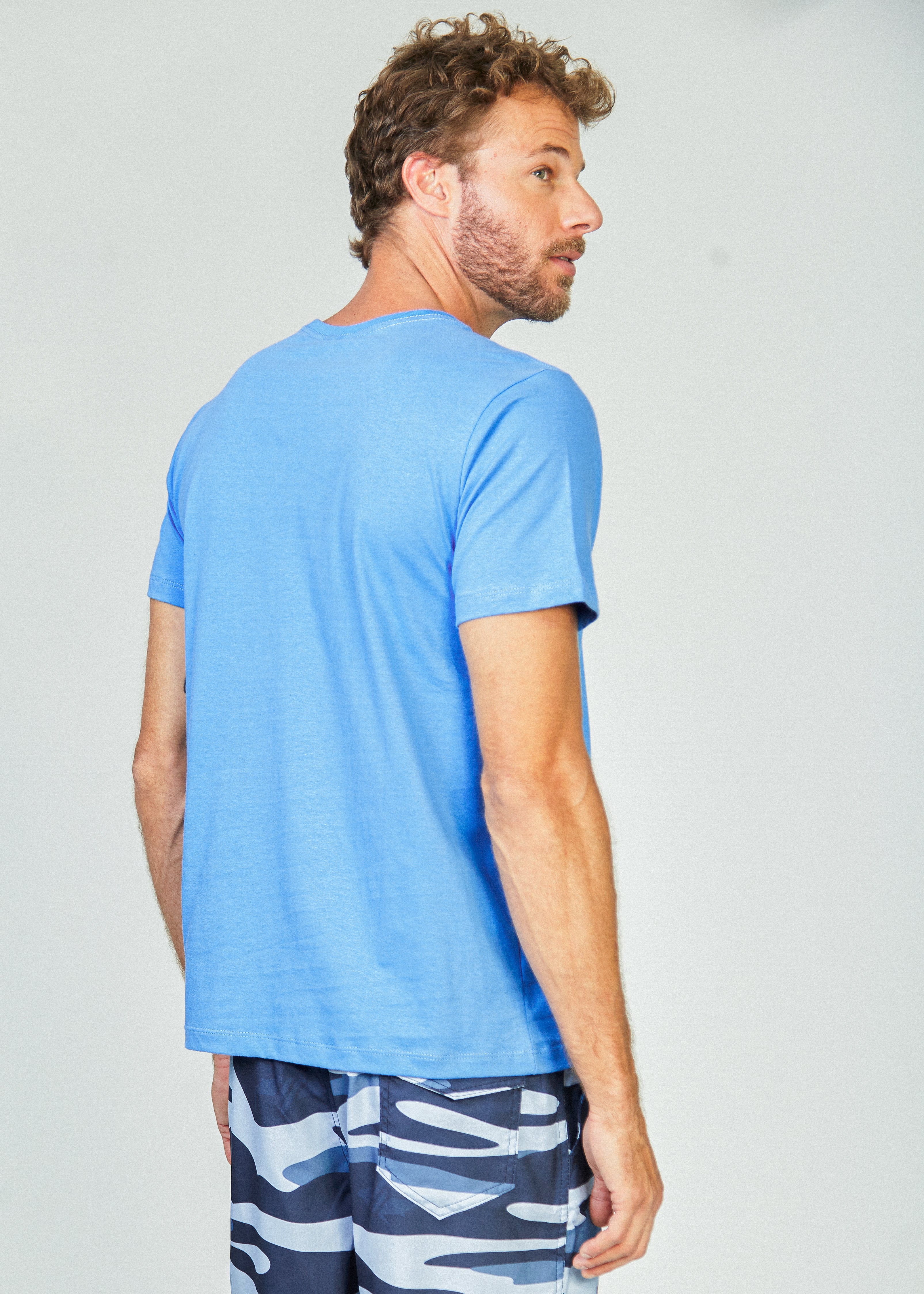 Camiseta Básica - Azul