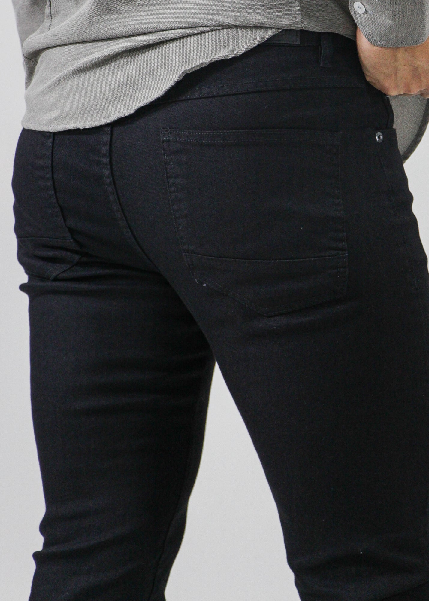 Calça Sarja Premier Plus Size - Preta