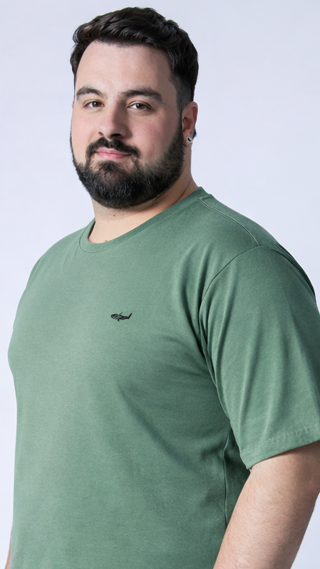 Camiseta Básica - Verde Militar