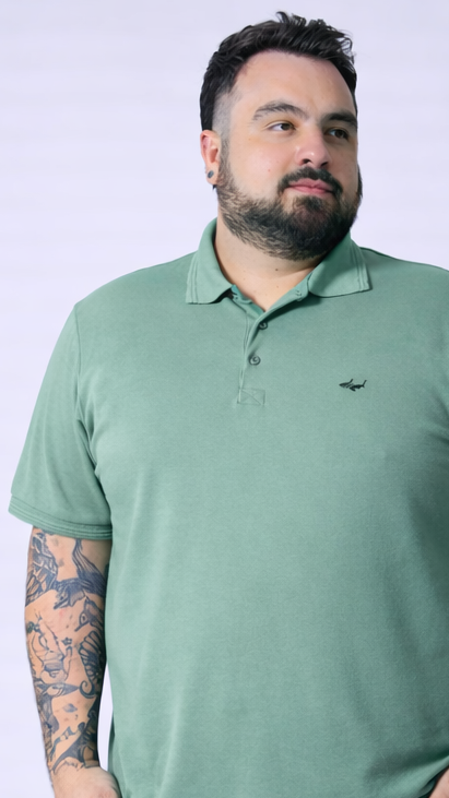 Camisa Polo Piquet - Verde