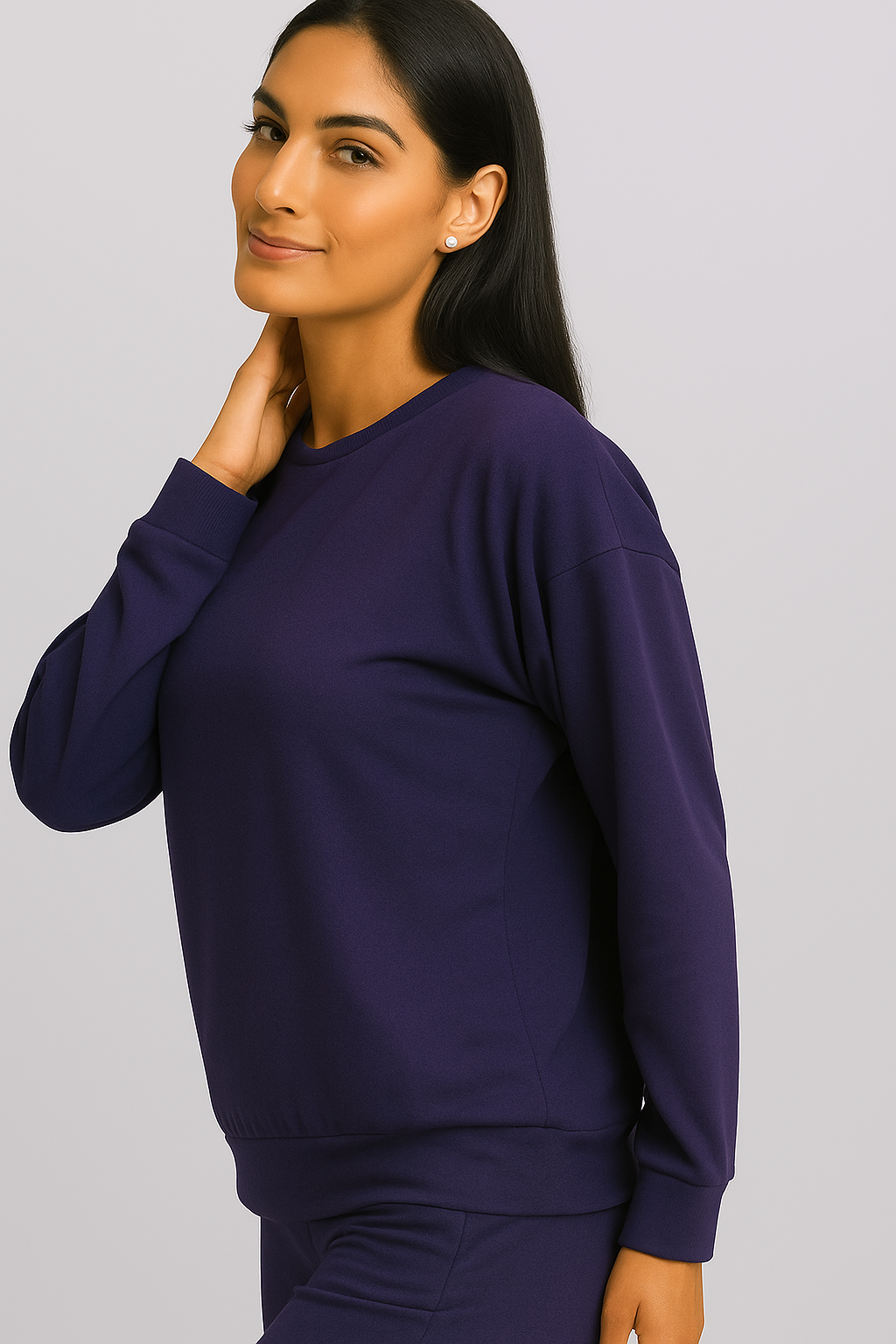 Blusa Moletinho Premium Careca - Azul Marinho