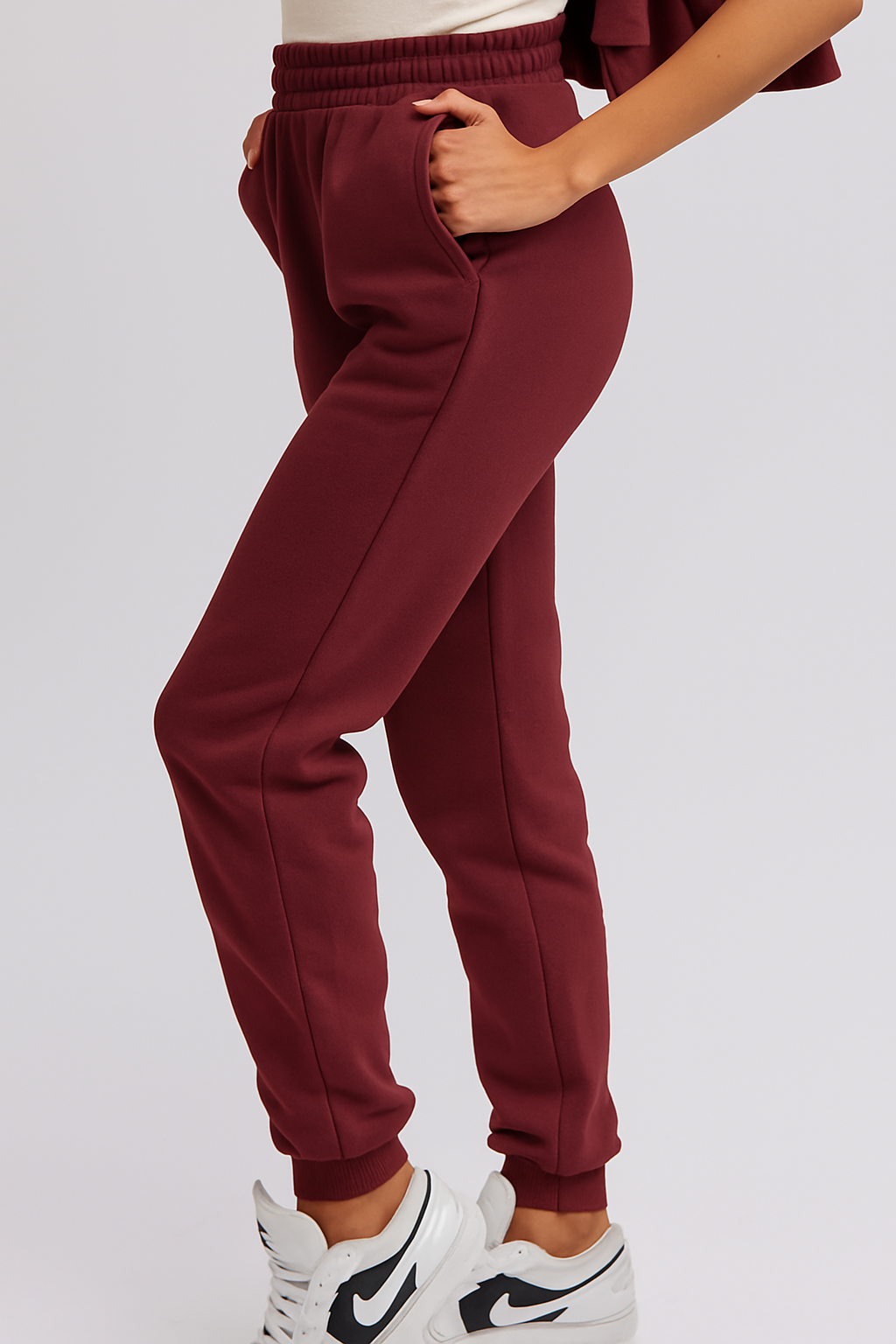 Calça Moletom Premium - Bordô
