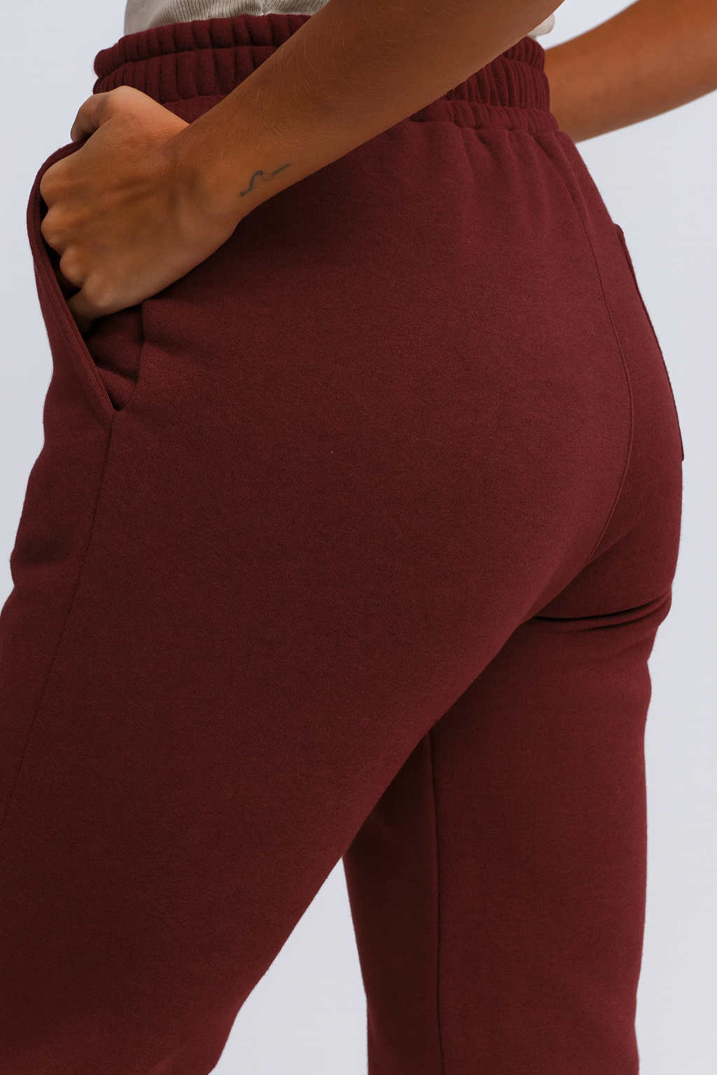 Calça Moletom Premium - Bordô