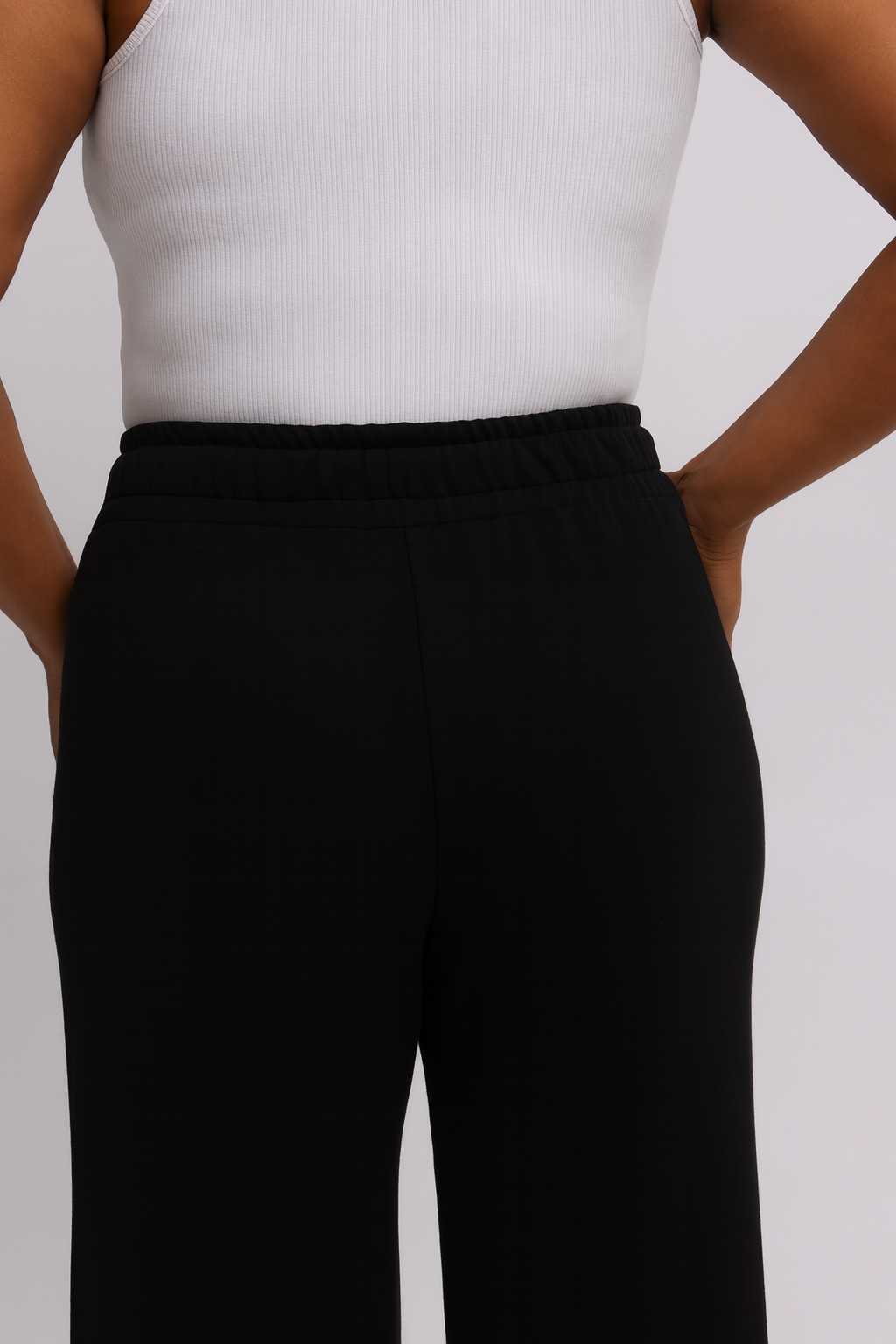 Calça Moletinho Premium Plus Size - Preta