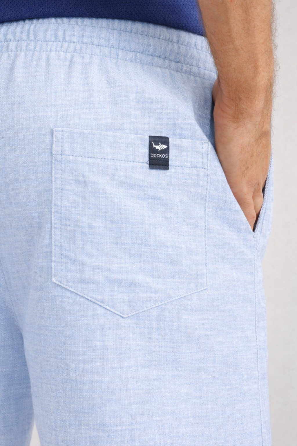 Bermuda Flamê Bolso Faca - Azul