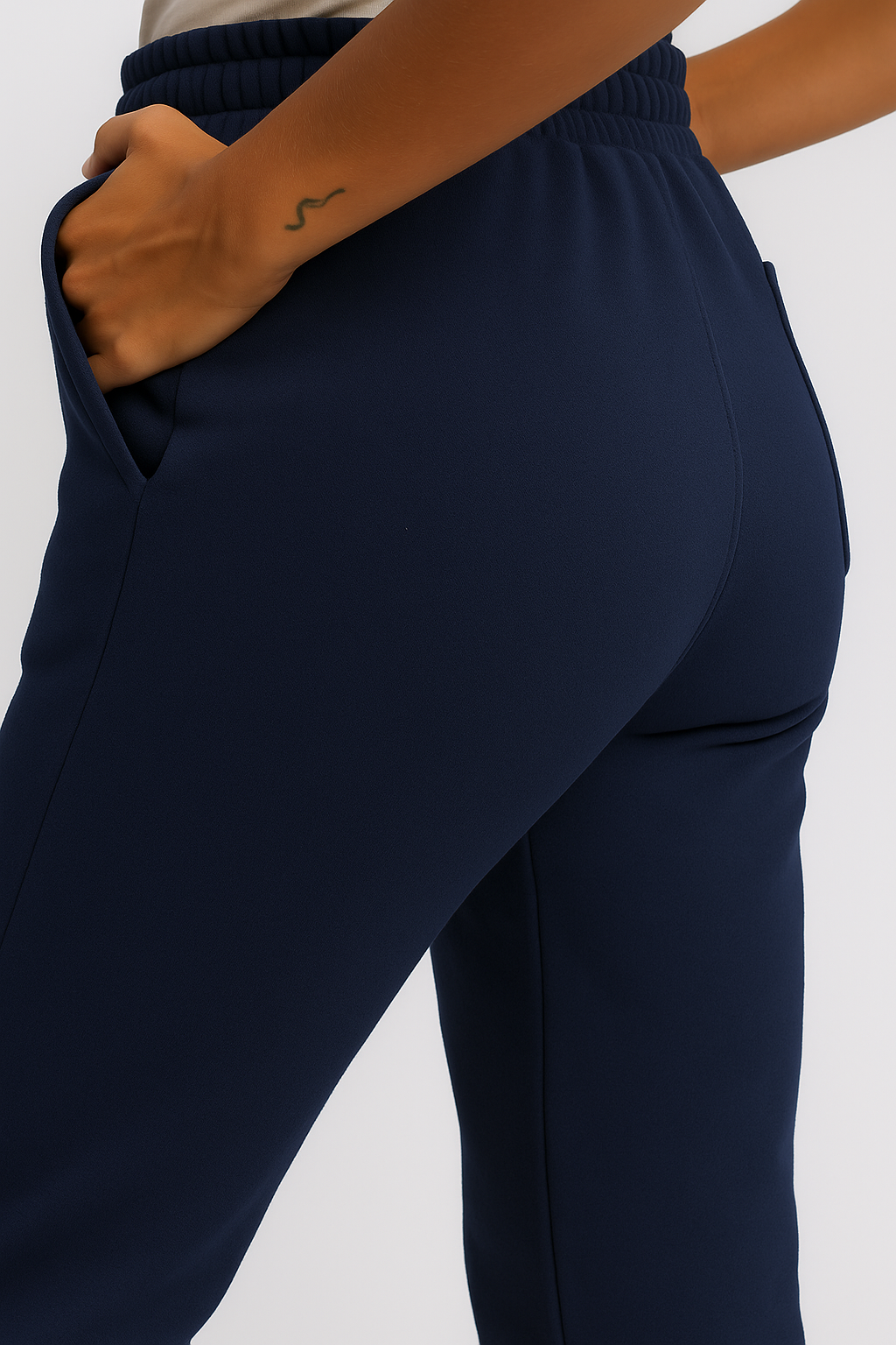 Calça Moletom Premium - Azul Marinho