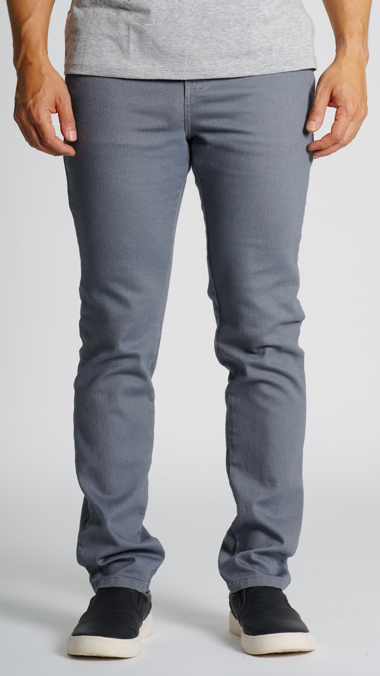 Calça Jeans - Cinza