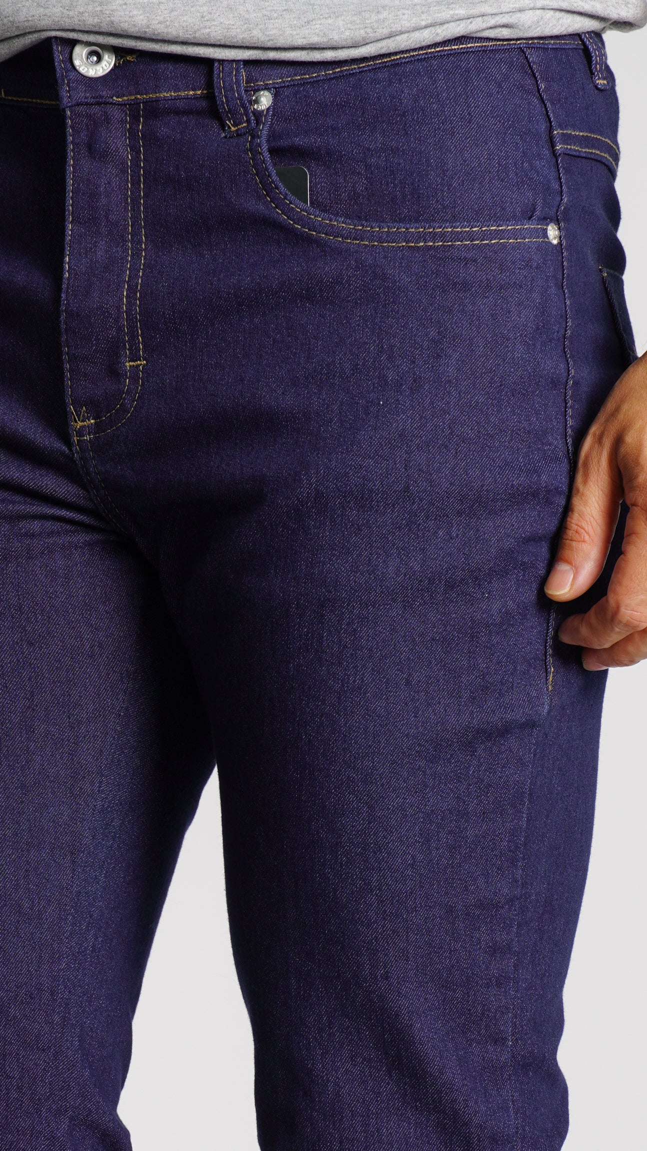 Calça Jeans - Escura Linha Caramelo