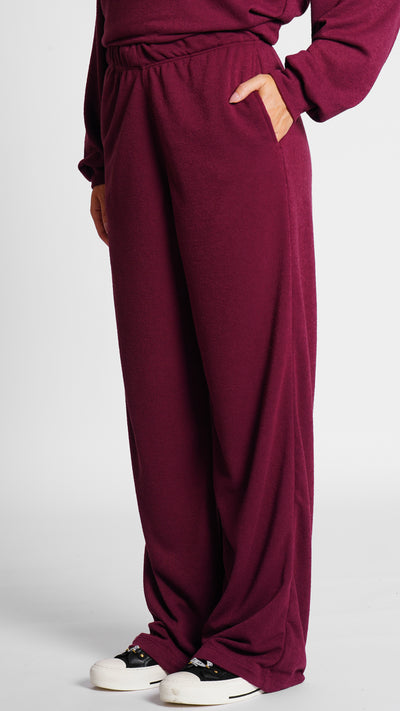 Calça Crepe Milão - Bordô