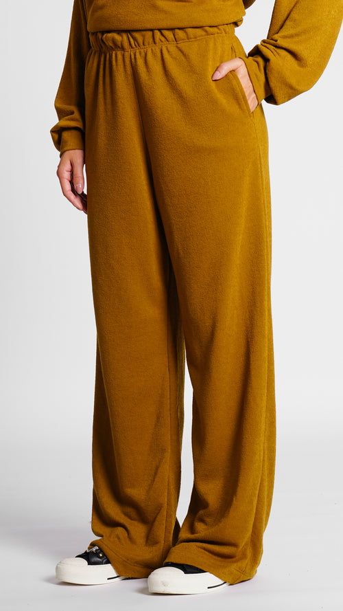 Calça Crepe Milão - Ocre