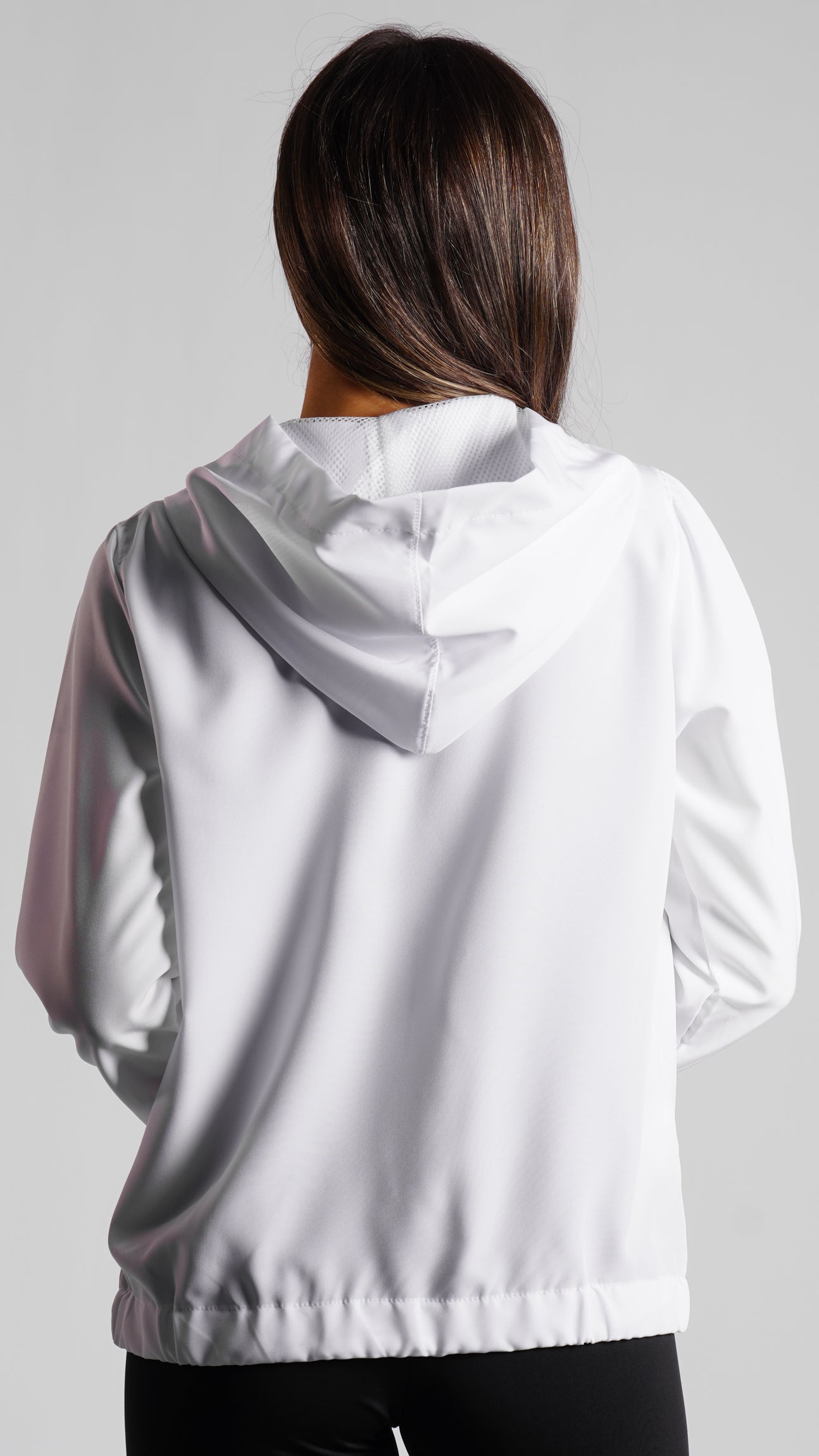Jaqueta Corta Vento Logo - Branco