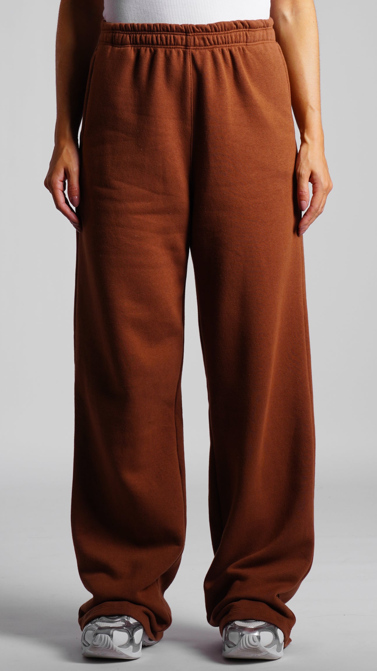 Calça Moletom Reta Premium - Marrom