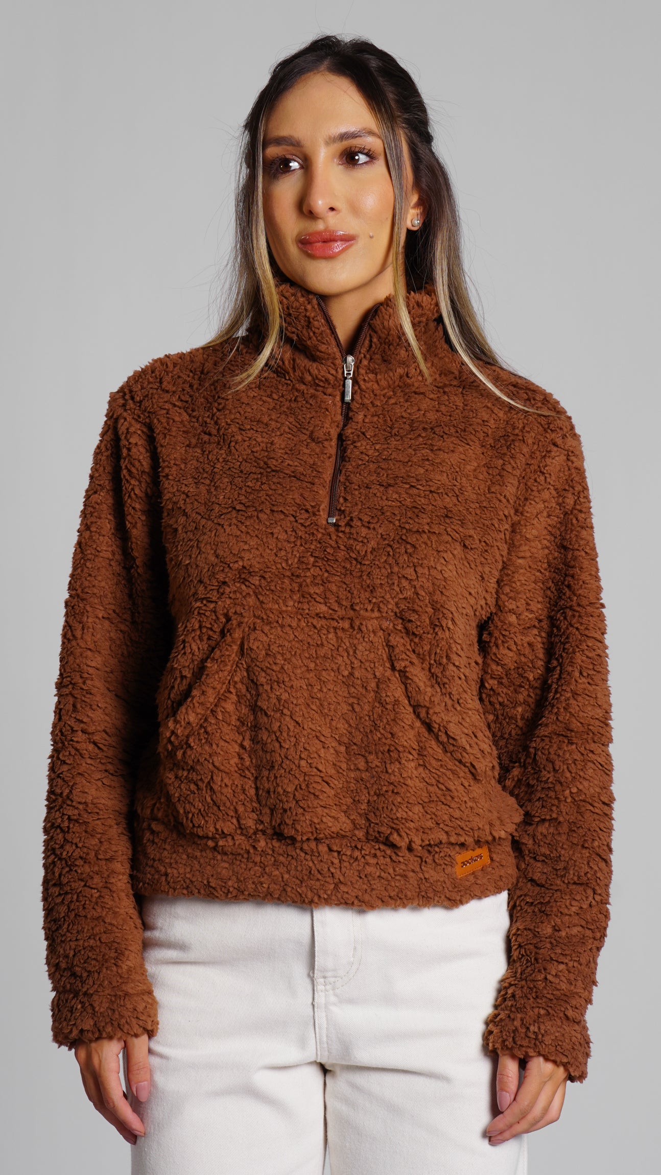 Jaqueta Sherpa - Marrom