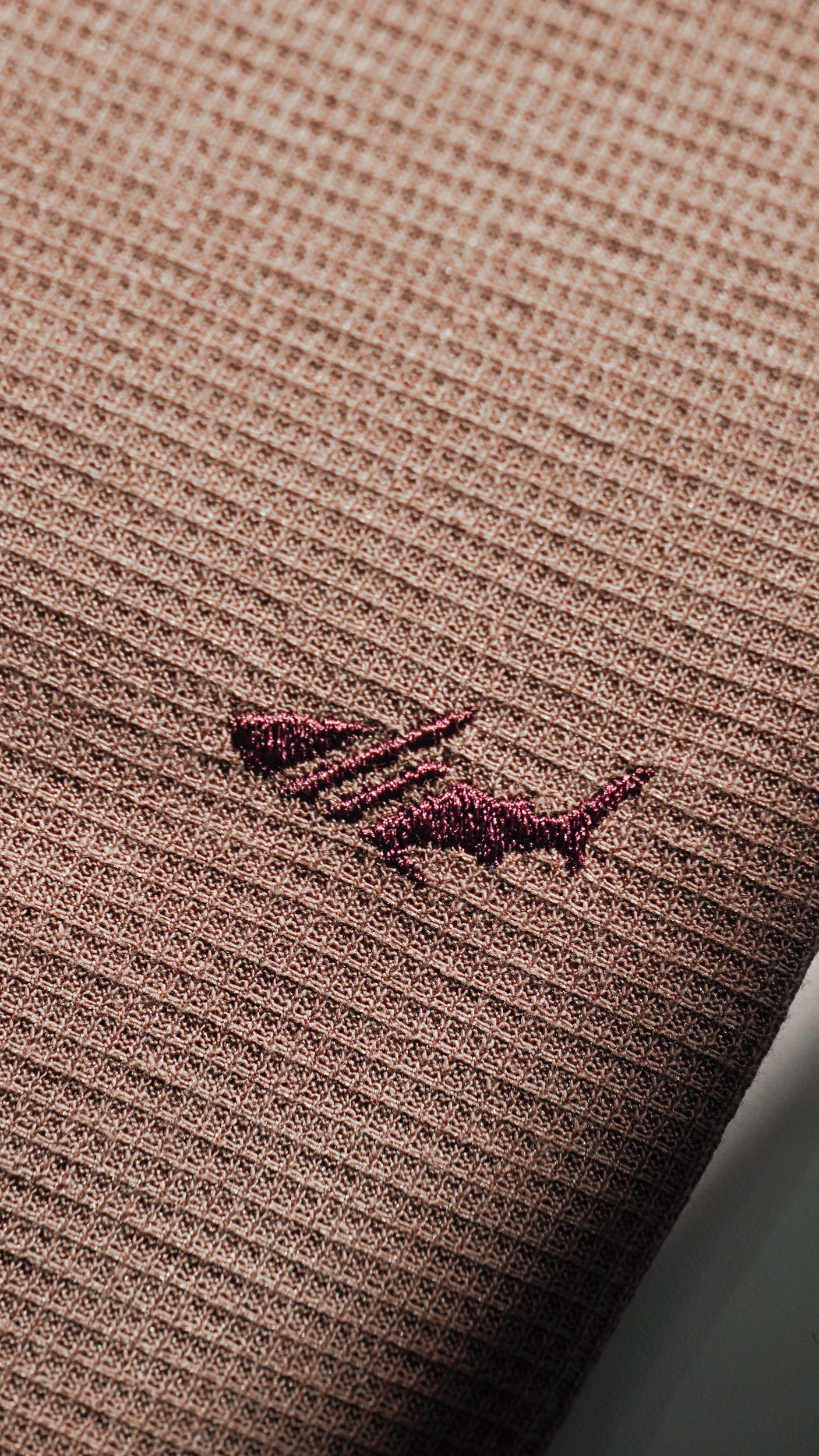 Camisa Polo Jacquard Tricô - Marrom
