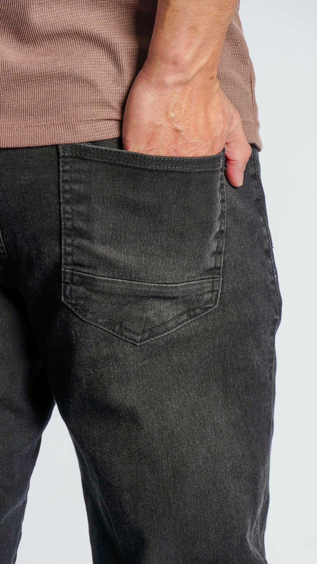 Calça Jeans - Preta Estonada