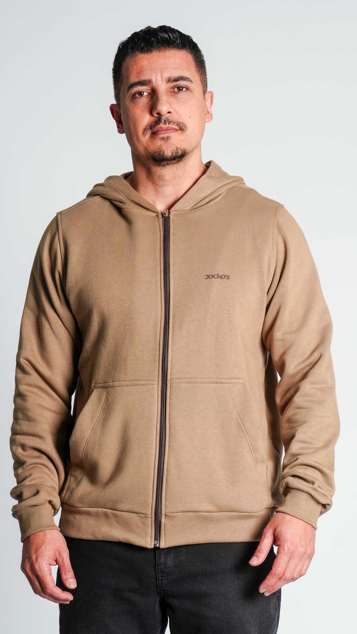 Jaqueta Moletom Premium - Caqui