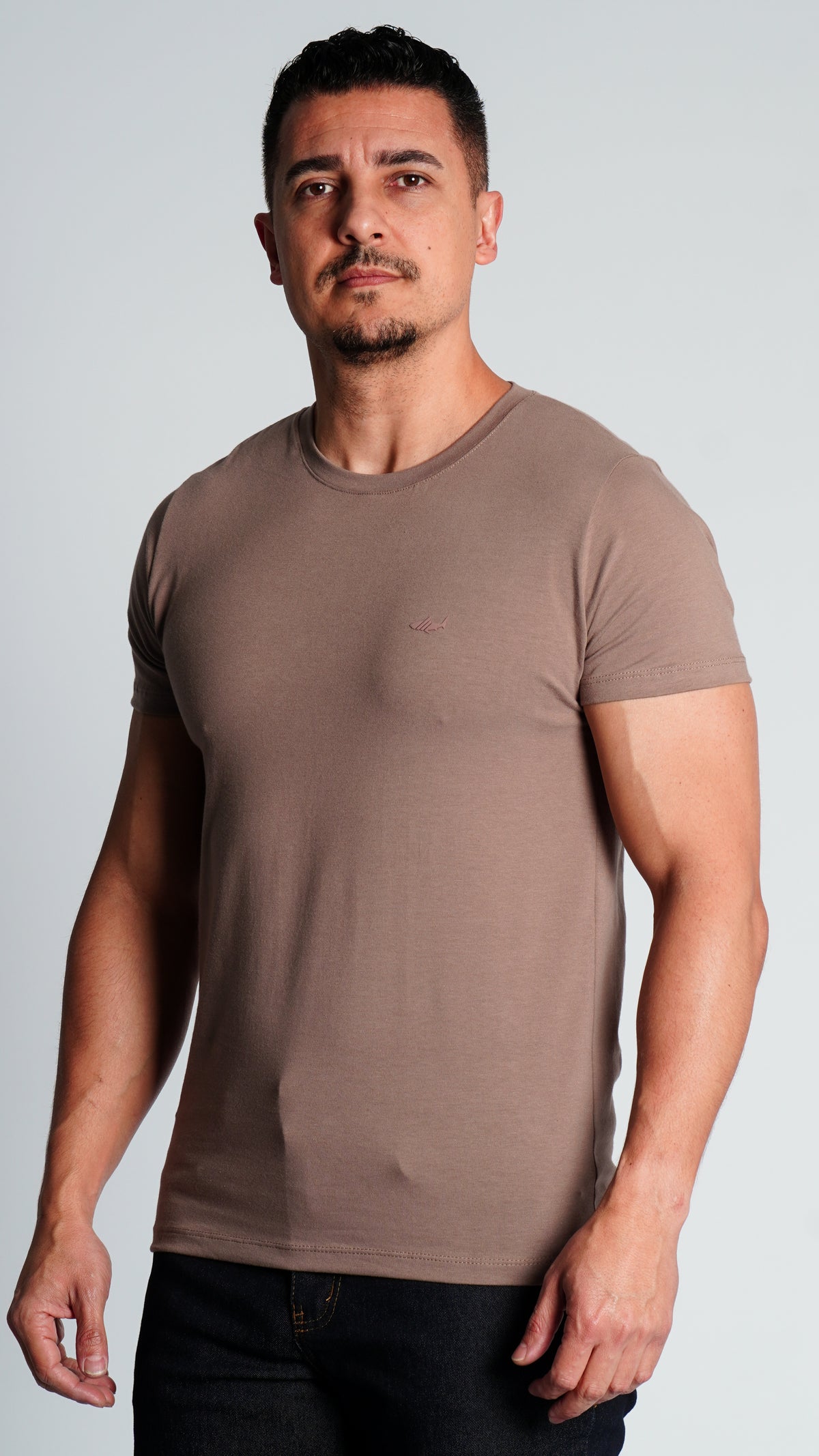 Camiseta Slim Gold - Bege