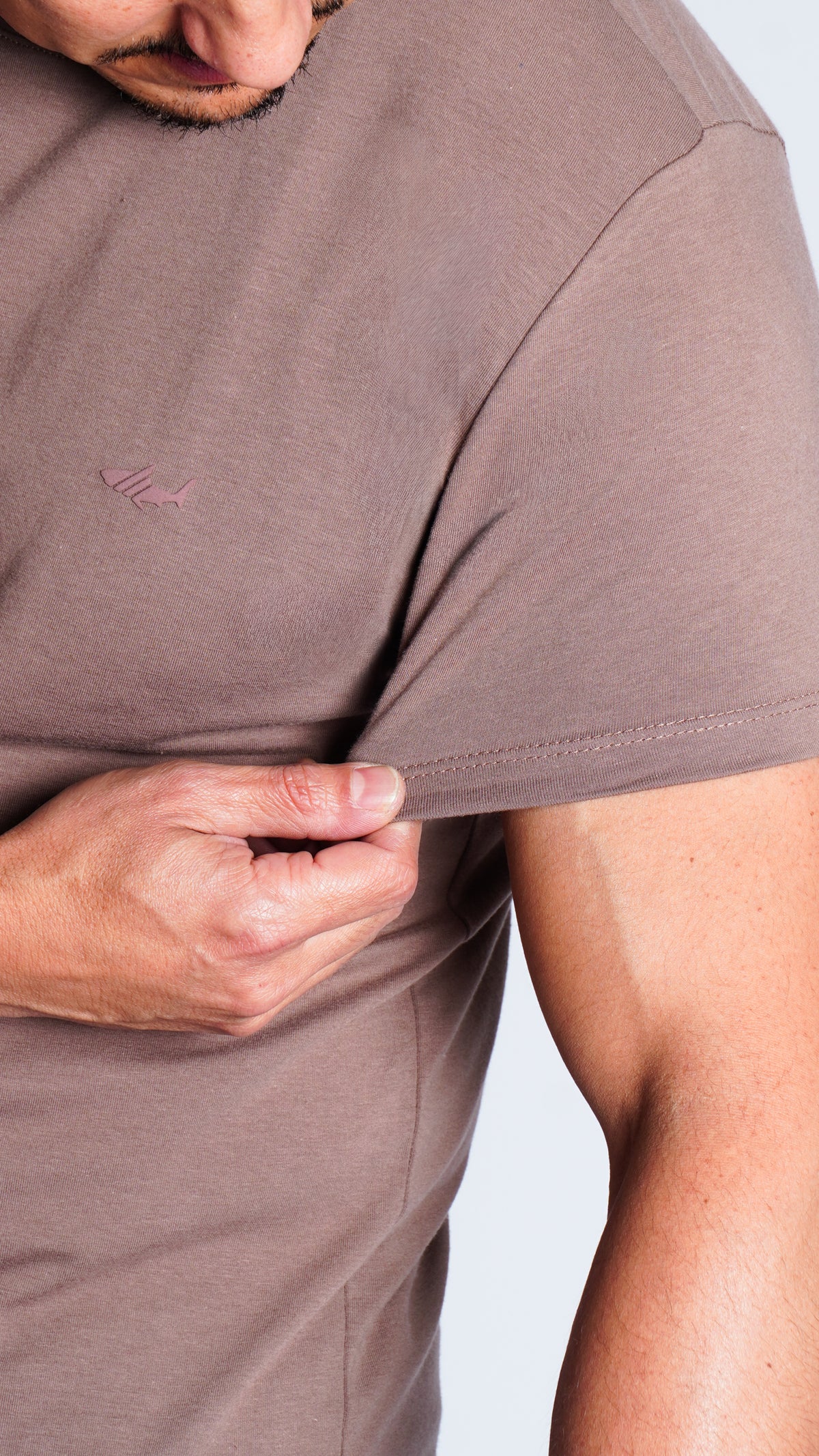 Camiseta Slim Gold - Bege