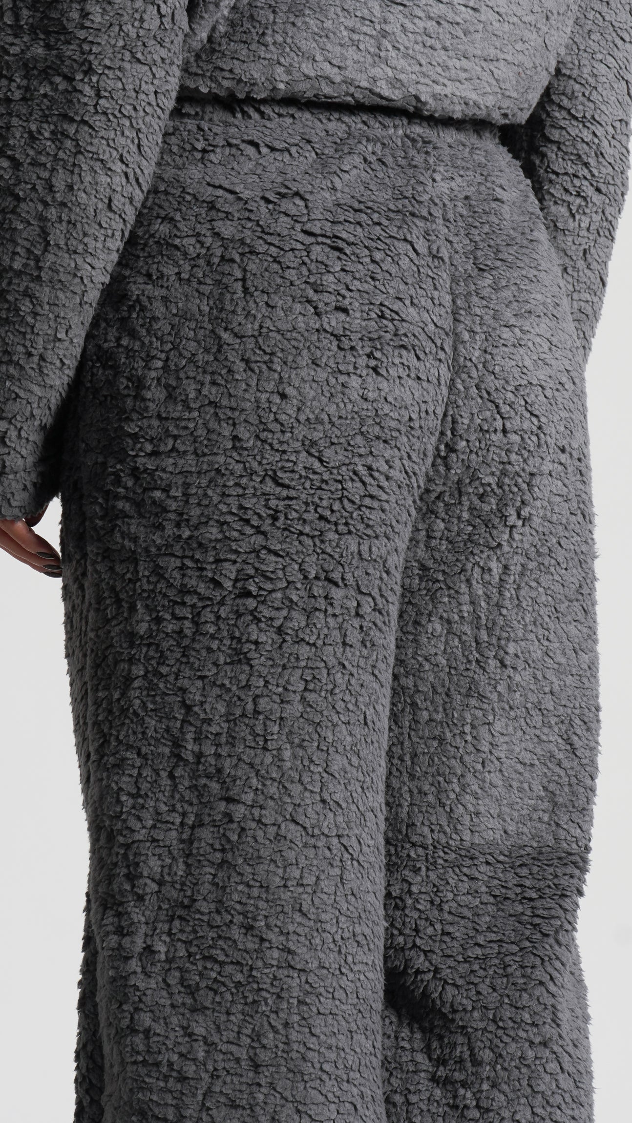 Calça Sherpa Reta - Grafite