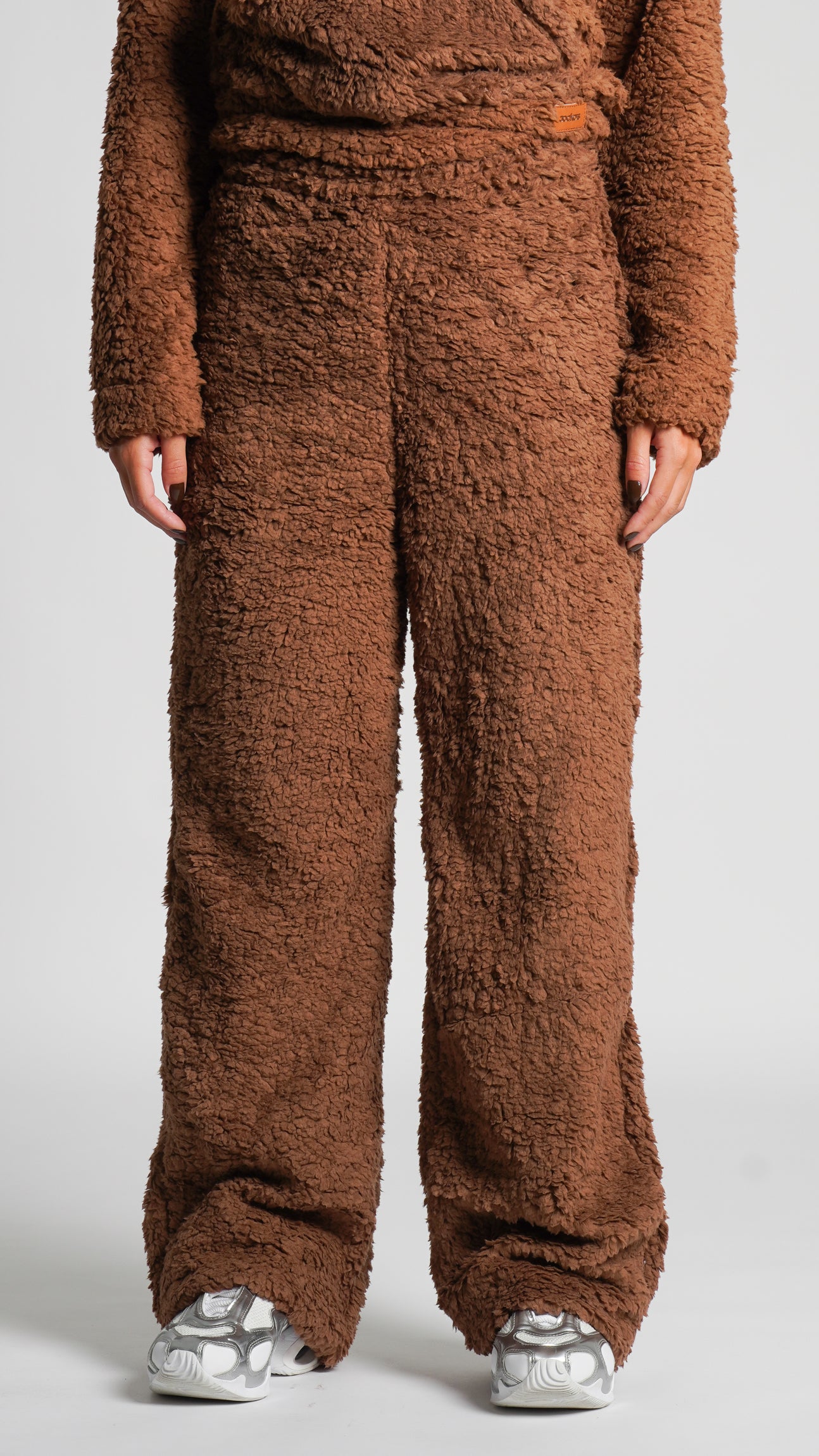 Calça Sherpa Reta - Marrom