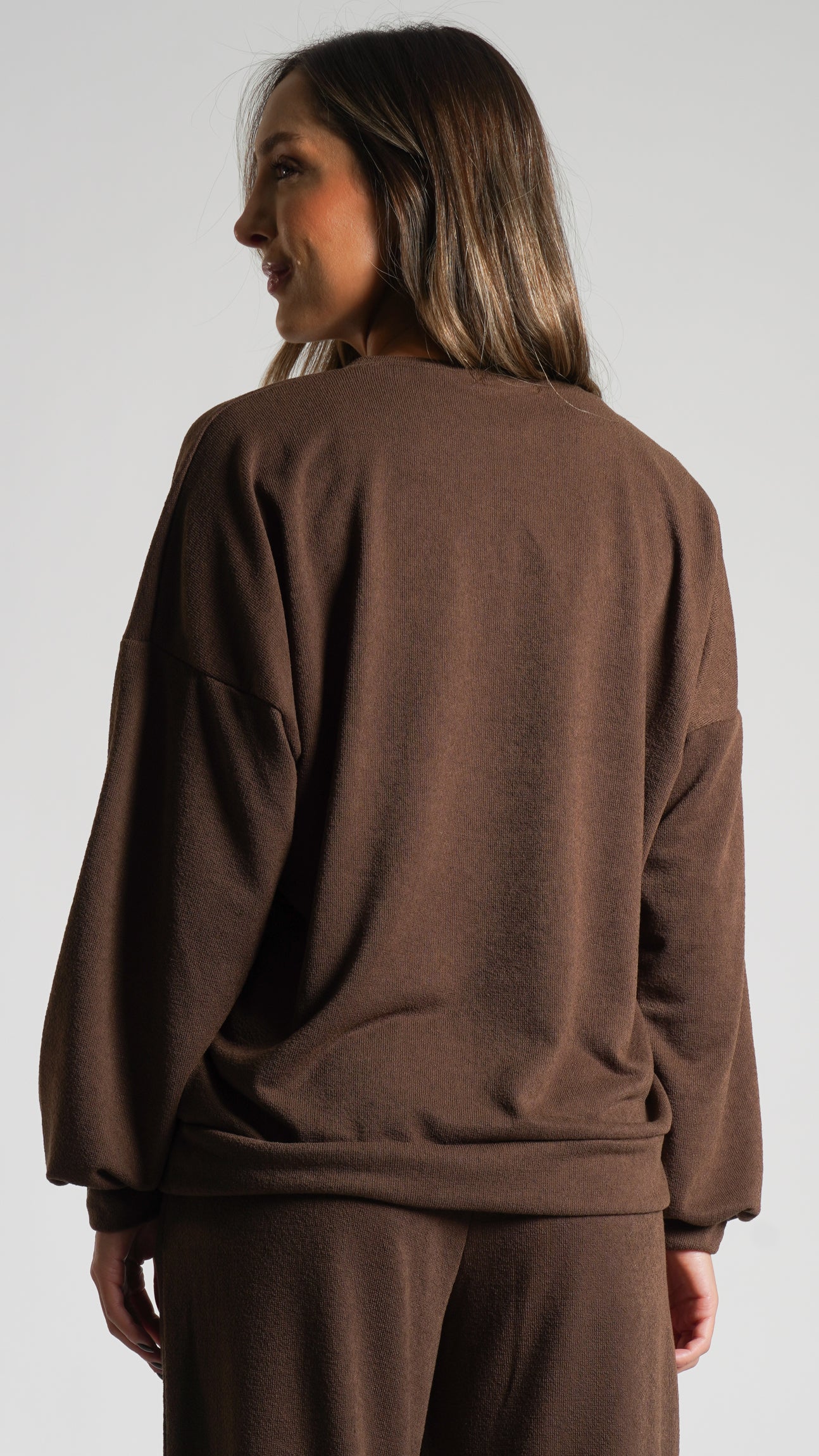 Blusa Crepe Milão - Marrom