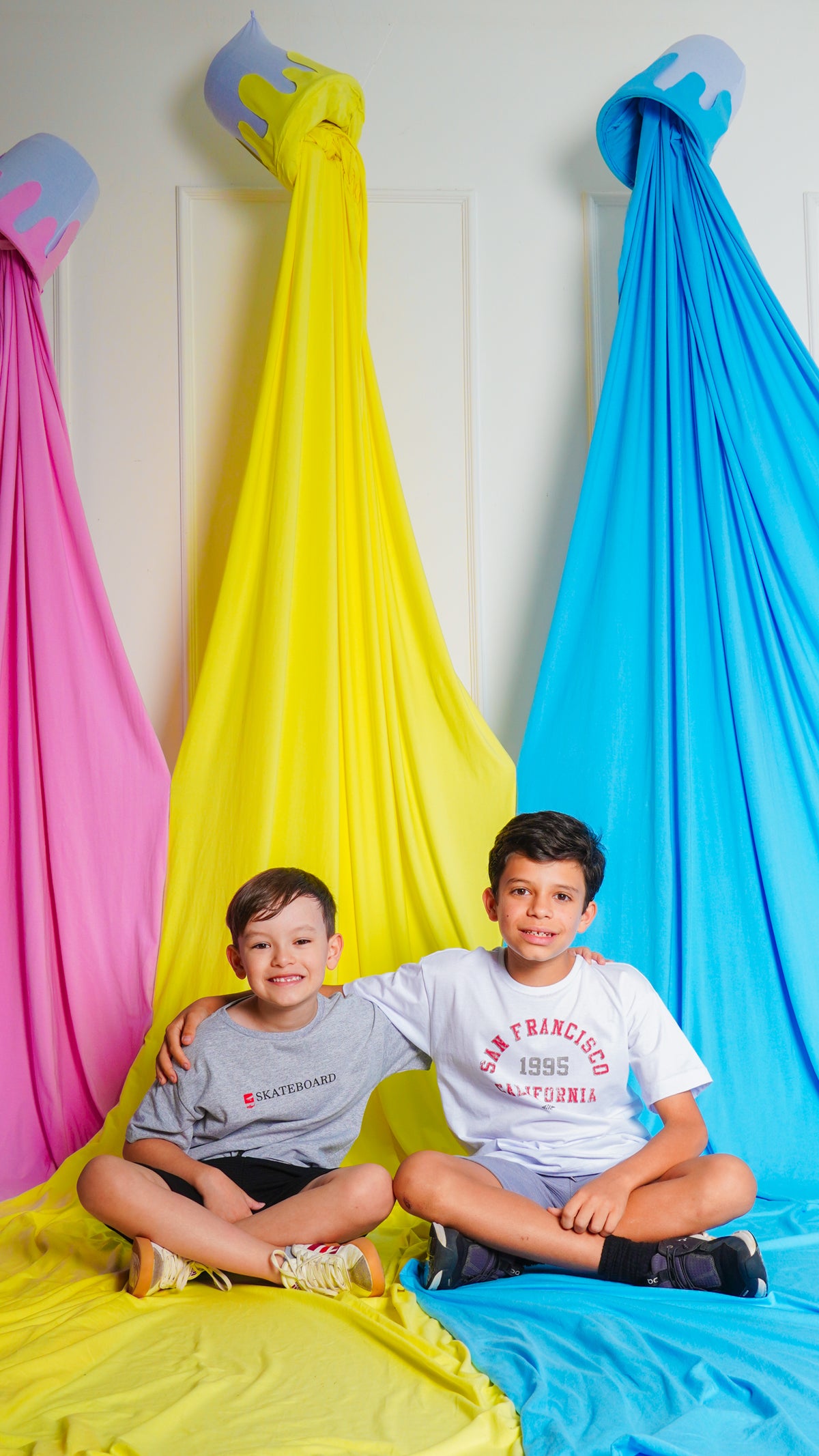 Camiseta Kids Estampada Califórnia - Branca
