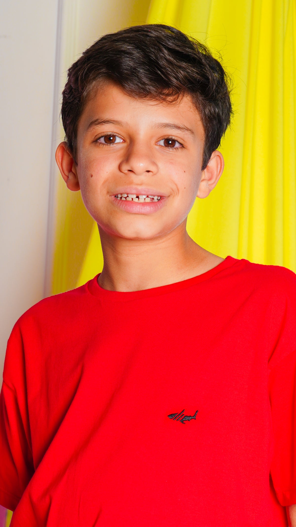Camiseta Kids Básica - Vermelha