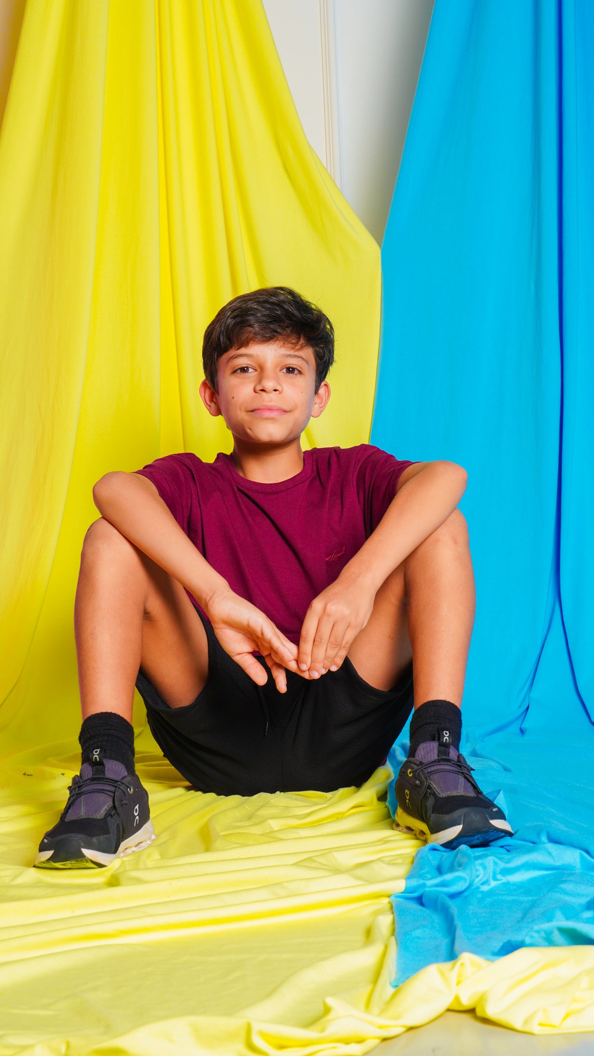 Camiseta Kids Básica - Bordô