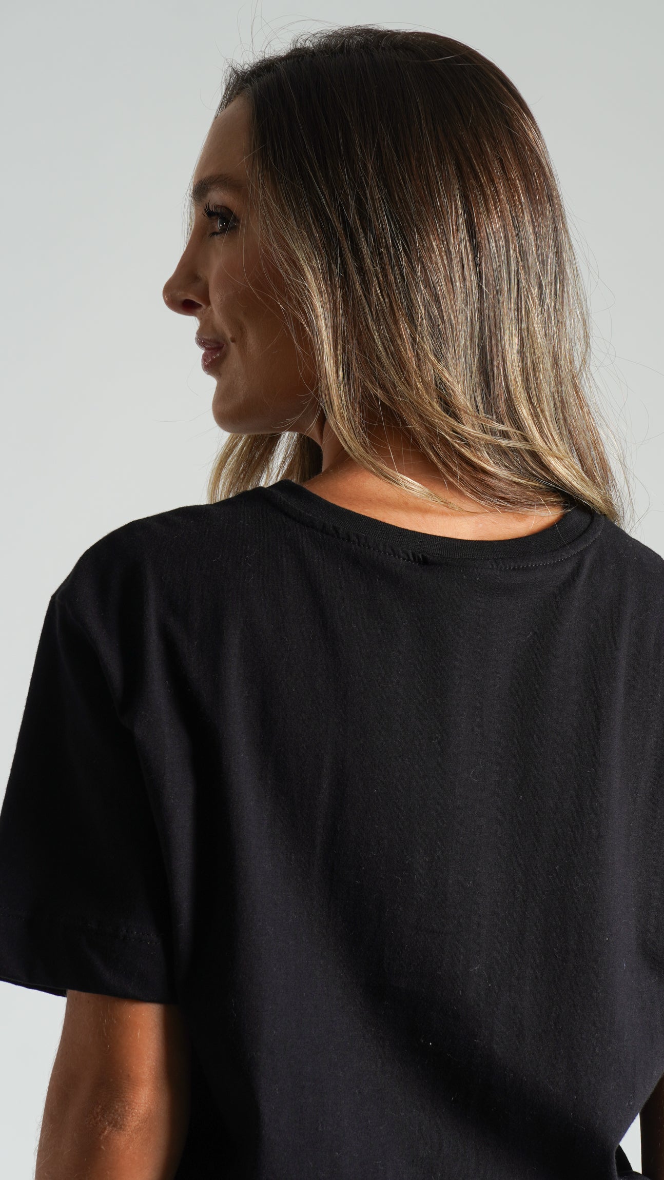 Camiseta Oversized God is Love - Preta