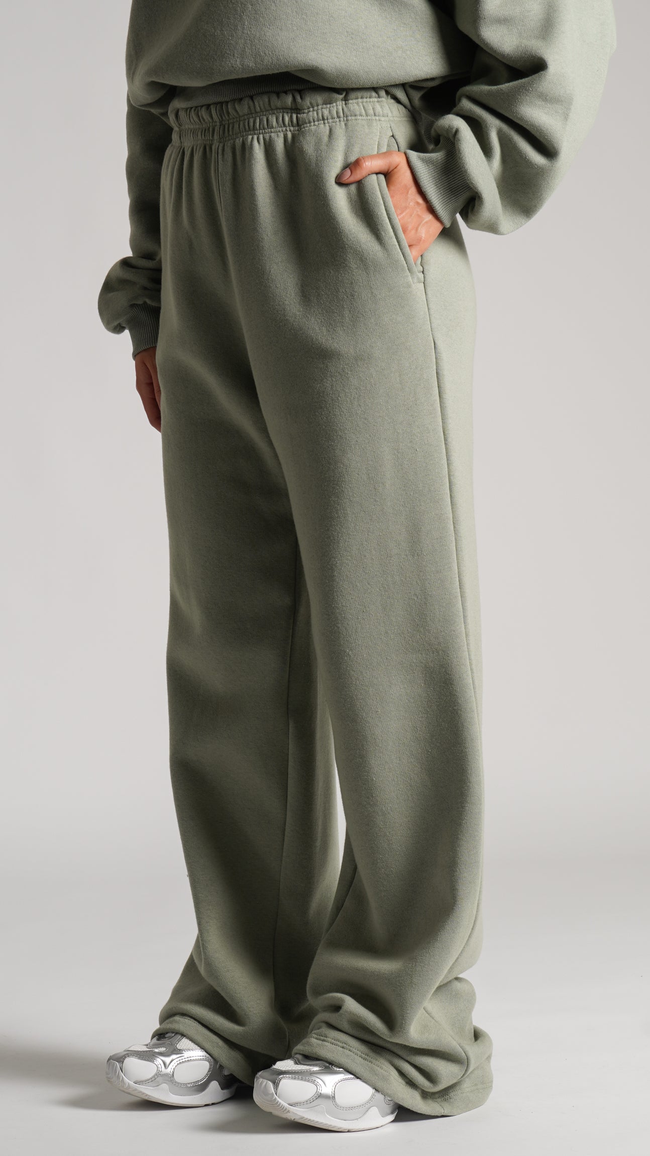 Calça Moletom Reta Premium - Verde