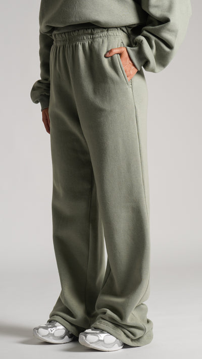 Calça Moletom Reta Premium - Verde