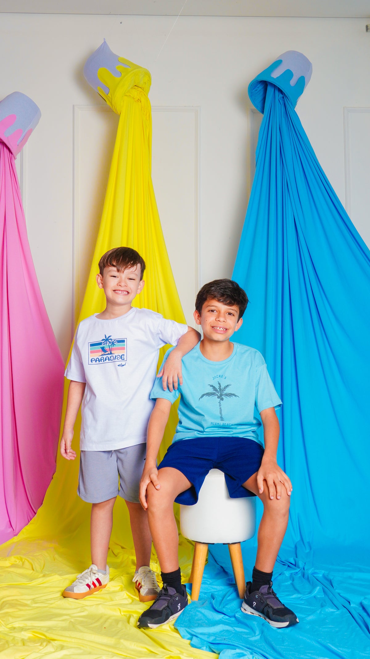 Camiseta Kids Estampada Jocko's - Azul