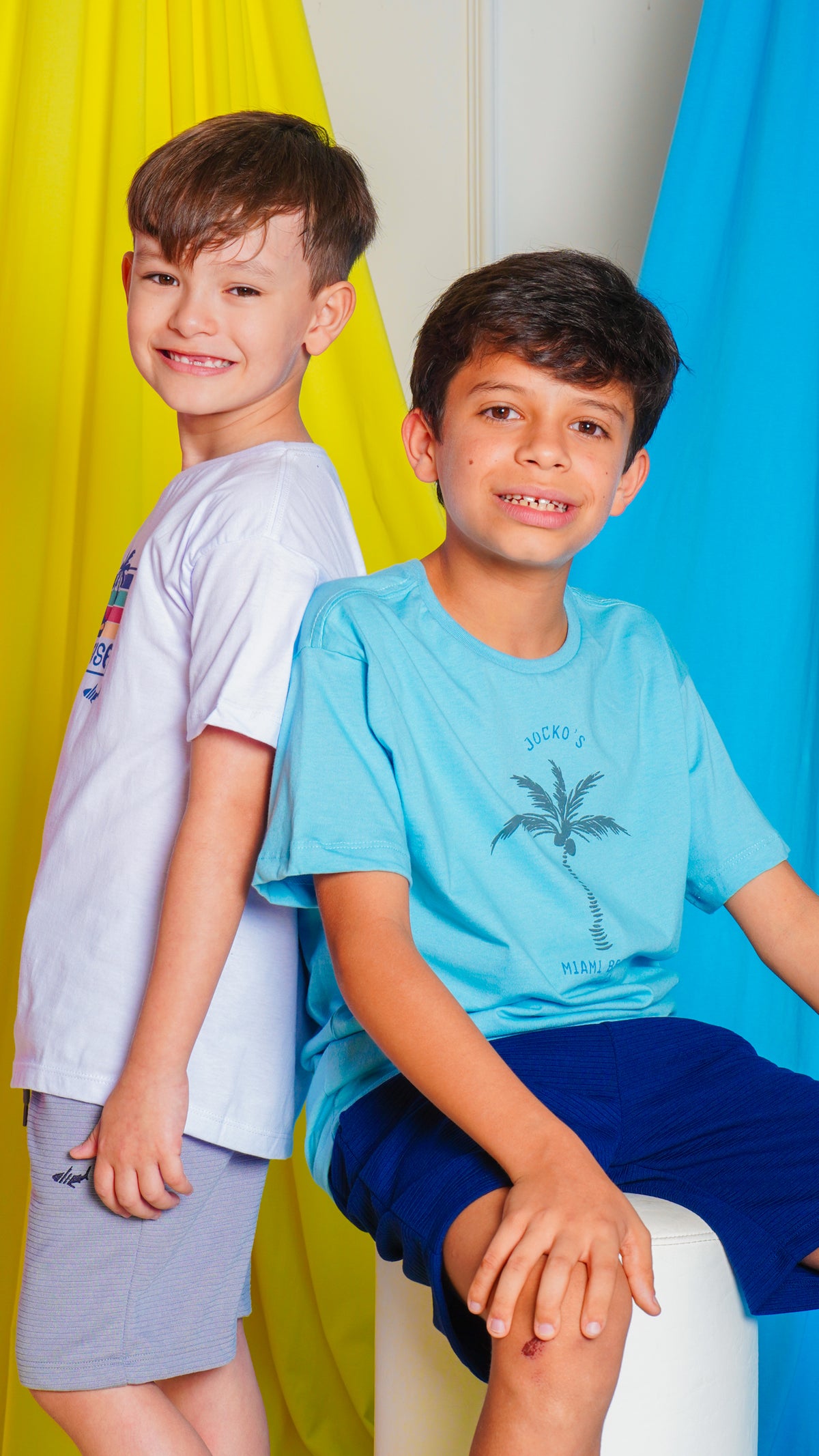 Camiseta Kids Estampada Jocko's - Azul