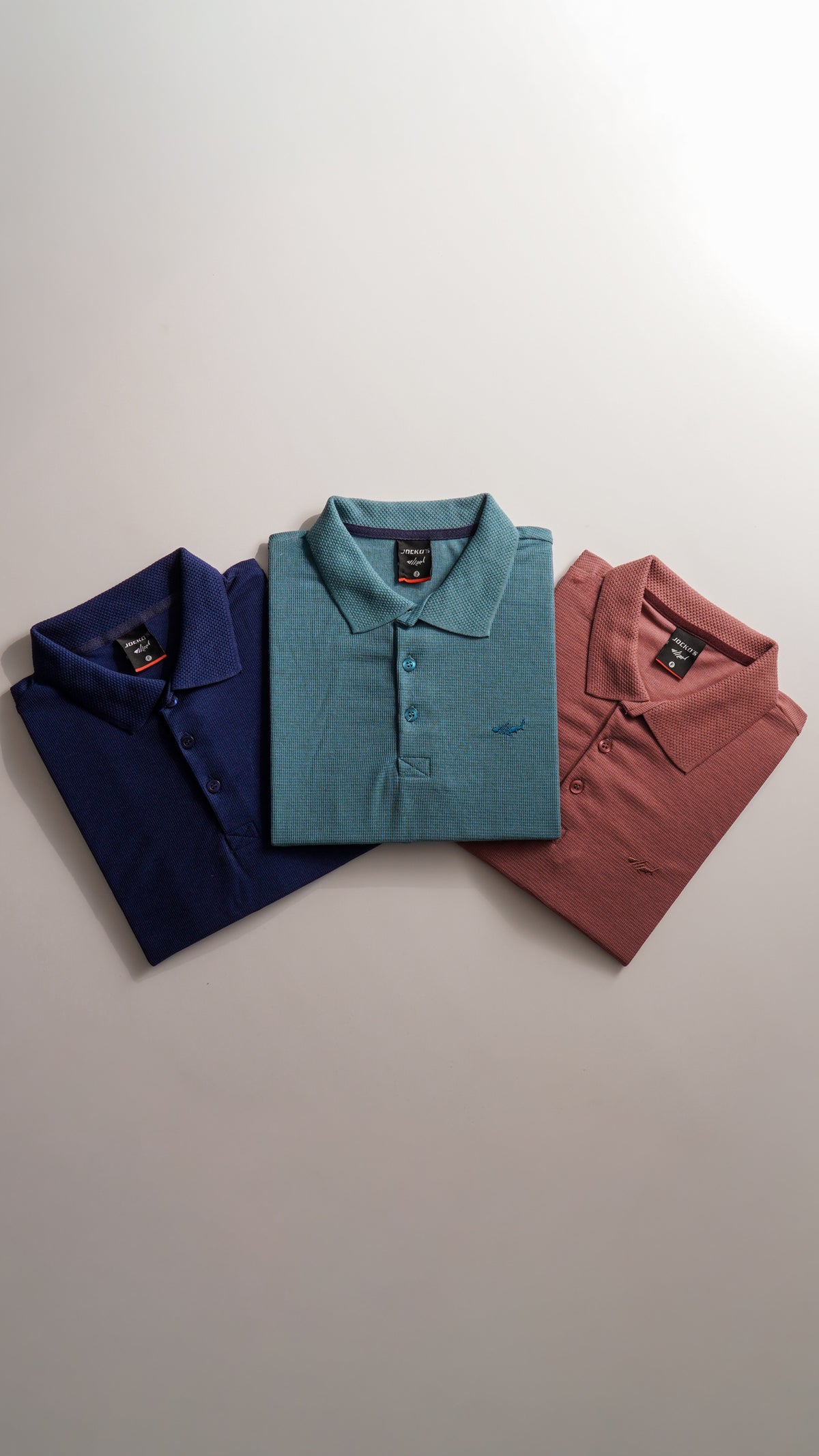 KIT - CUIABÁ | 3 POLOS TRICÔ JACQUARD