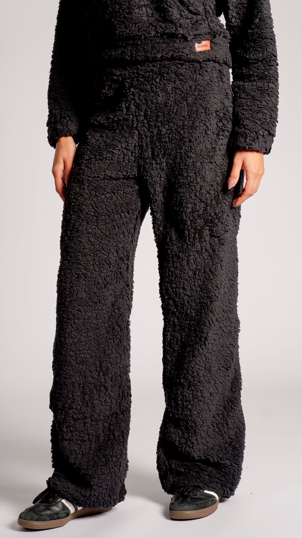 Conjunto Sherpa Zíper - Preto