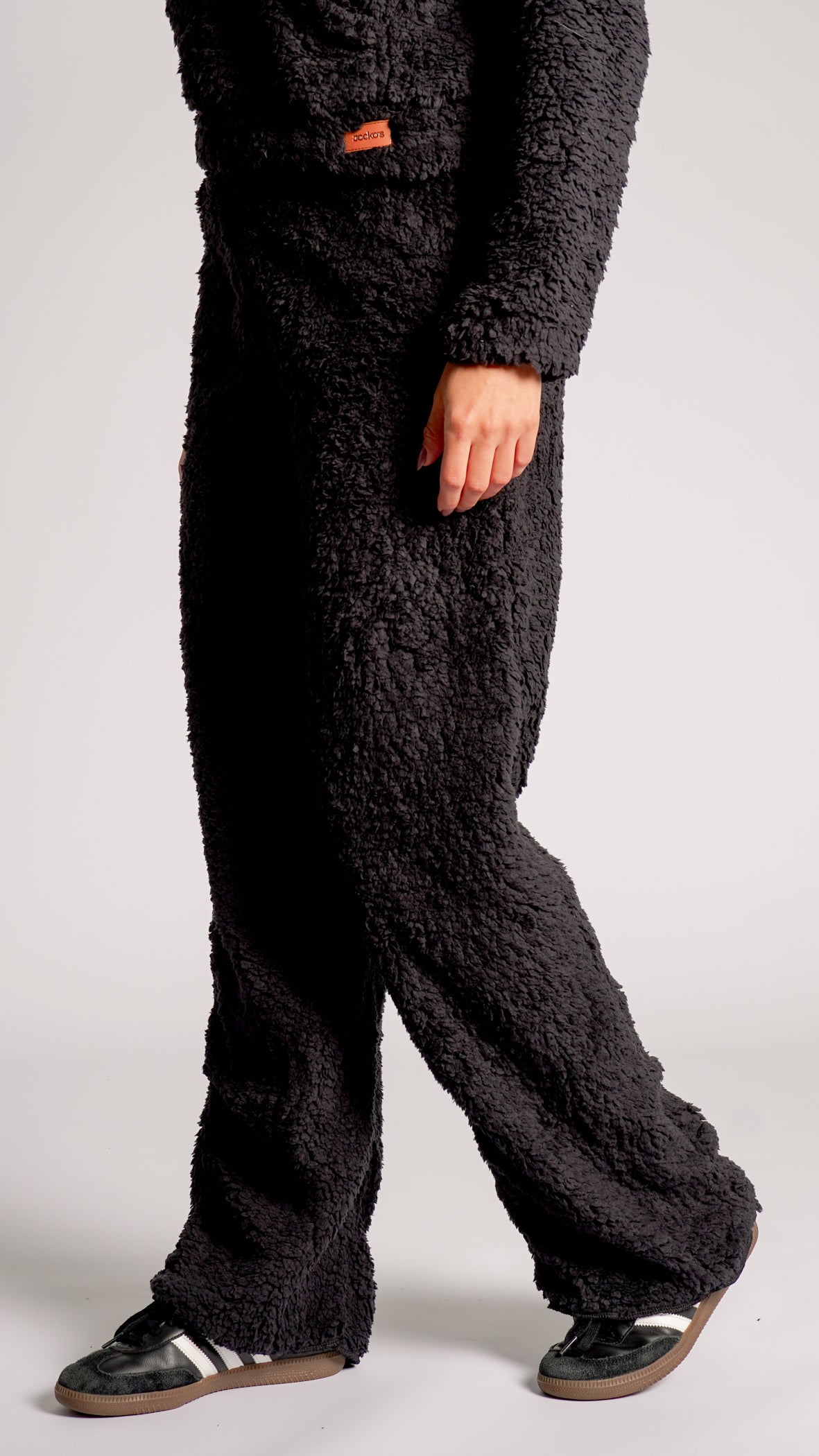Conjunto Sherpa Zíper - Preto