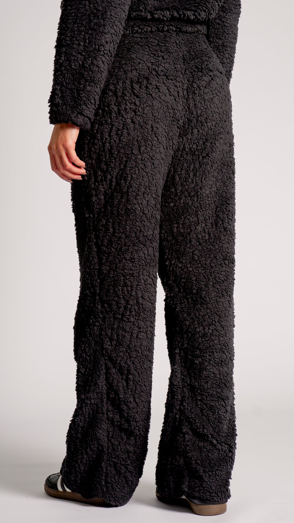 Conjunto Sherpa Zíper - Preto