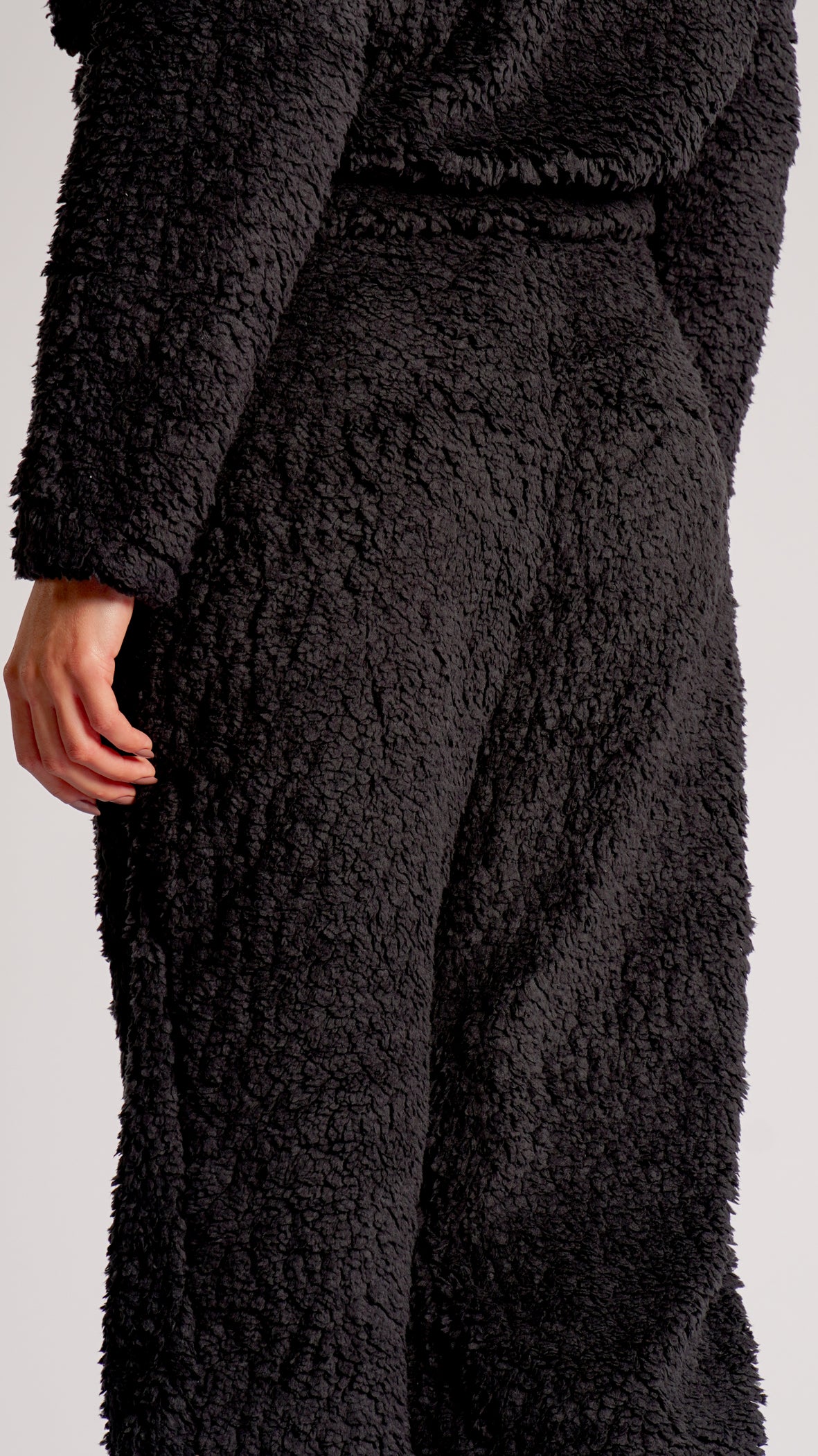 Calça Sherpa Reta - Preta
